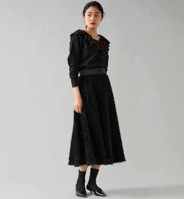 TIARA「フリルカラーカーディガン」|ニット・セーター|