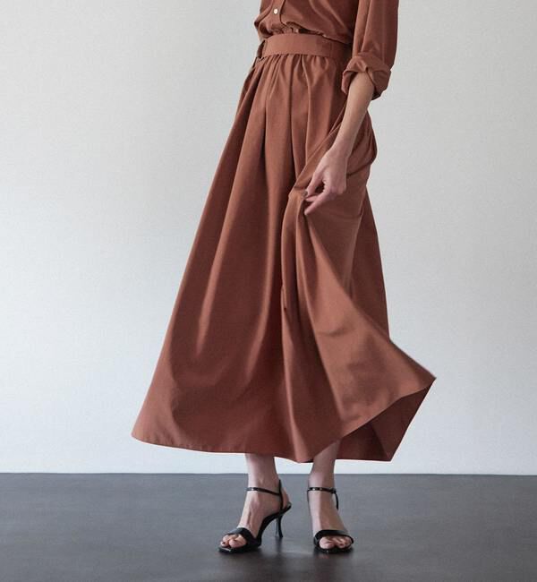 Liesse「ギャザースカート」|スカート|赤茶