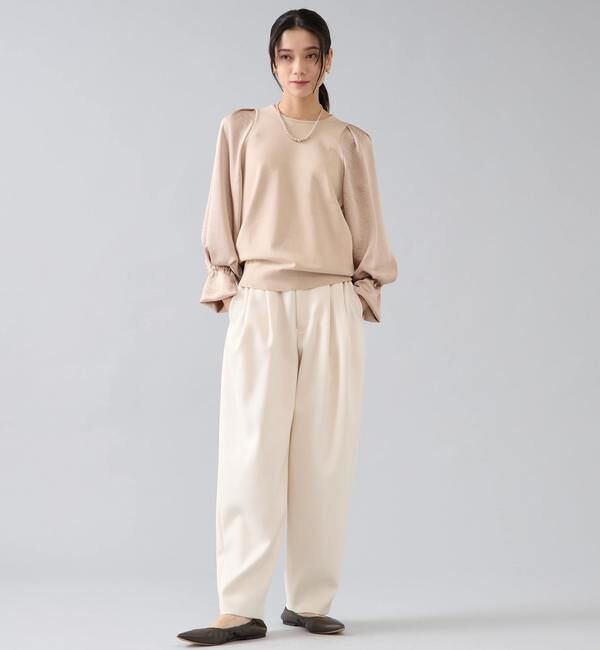 Liesse「ラメ裏毛プルオーバー」|Tシャツ・カットソー|