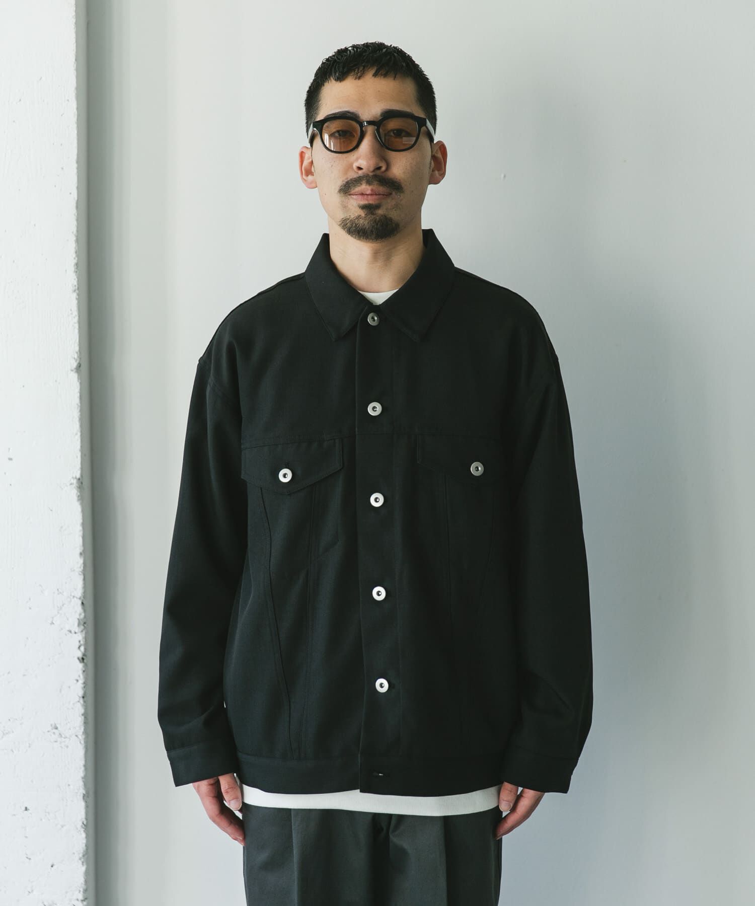 URBAN RESEARCH DOORS「『吸水速乾』セオアルファトラッカージャケット」|ノーカラーコート|