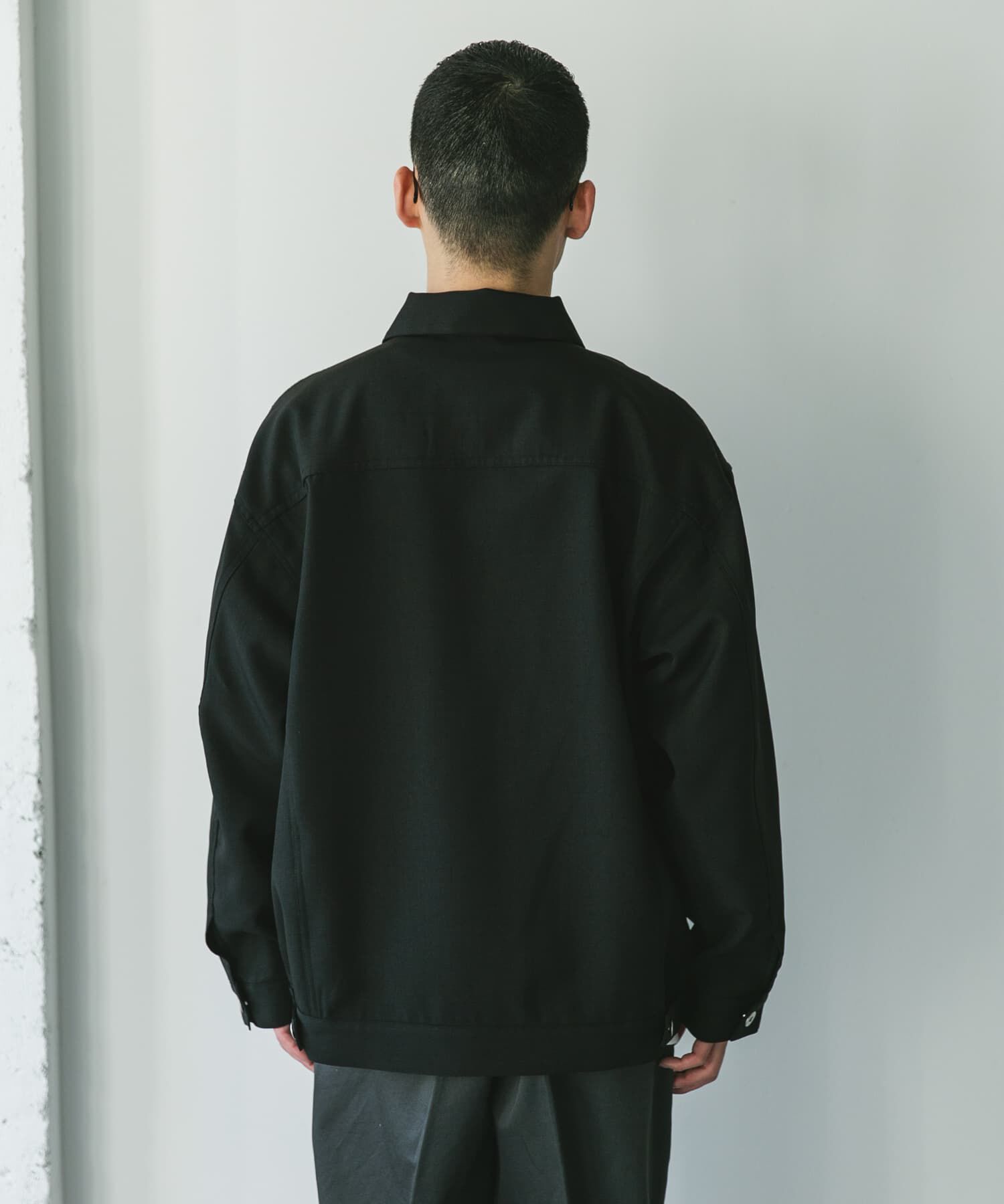 URBAN RESEARCH DOORS「『吸水速乾』セオアルファトラッカージャケット」|ノーカラーコート|