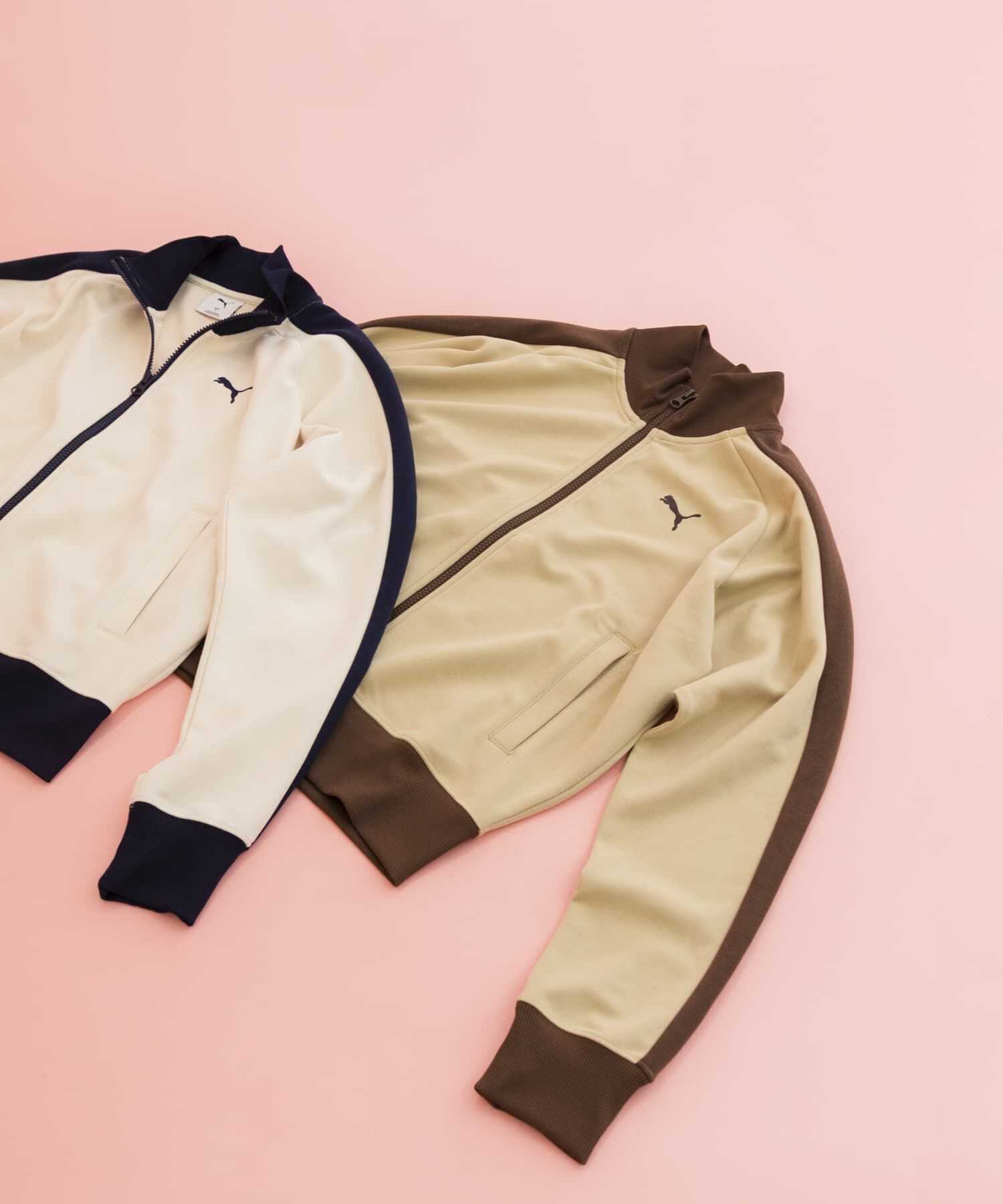 URBAN RESEARCH DOORS「『別注』PUMA&times;DOORS　T7 TRACK JACKET」|ノーカラーコート|