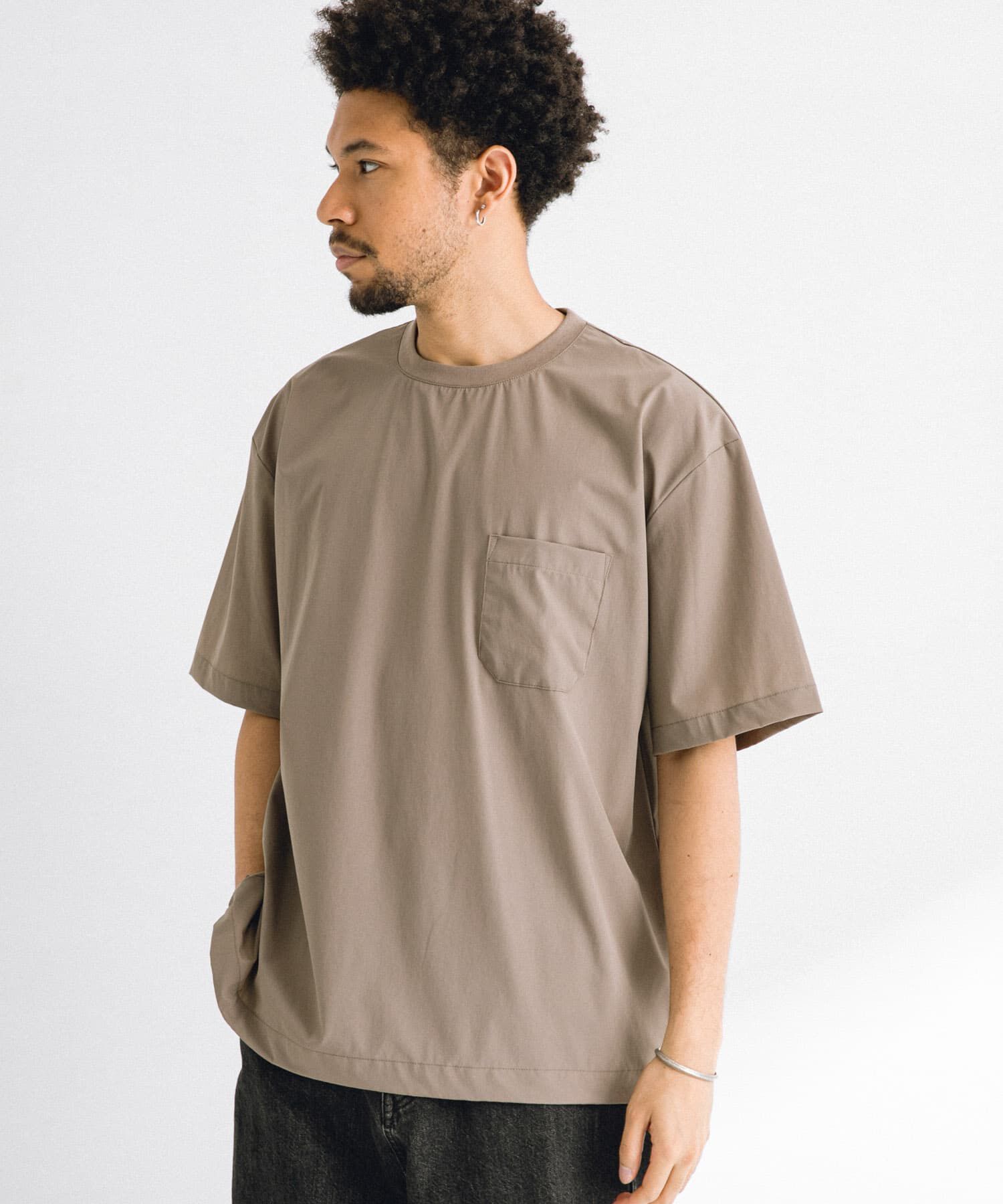 Sonny Label 「『接触冷感/吸水速乾/UVカット』Breeze Fit クルーネックTシャツ」|Tシャツ・カットソー|ベージュ系その他