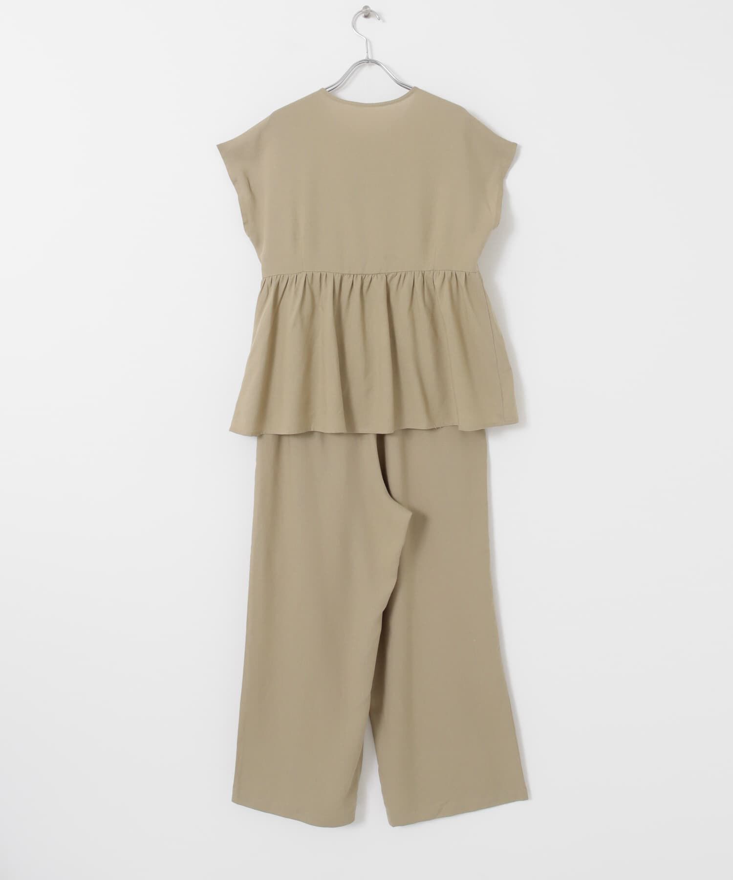 Sonny Label 「『WEB/一部店舗限定』リネン混ペプラムセットアップ」|ワンピース|