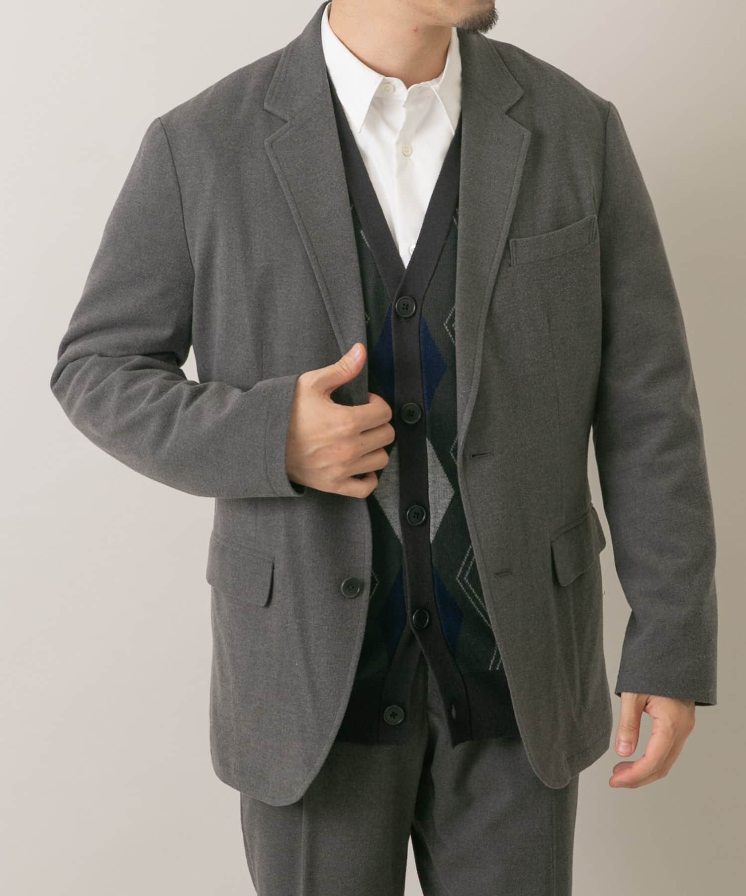 URBAN RESEARCH ROSSO「『WEB限定』アーガイルニットカーディガン」|カーディガン|