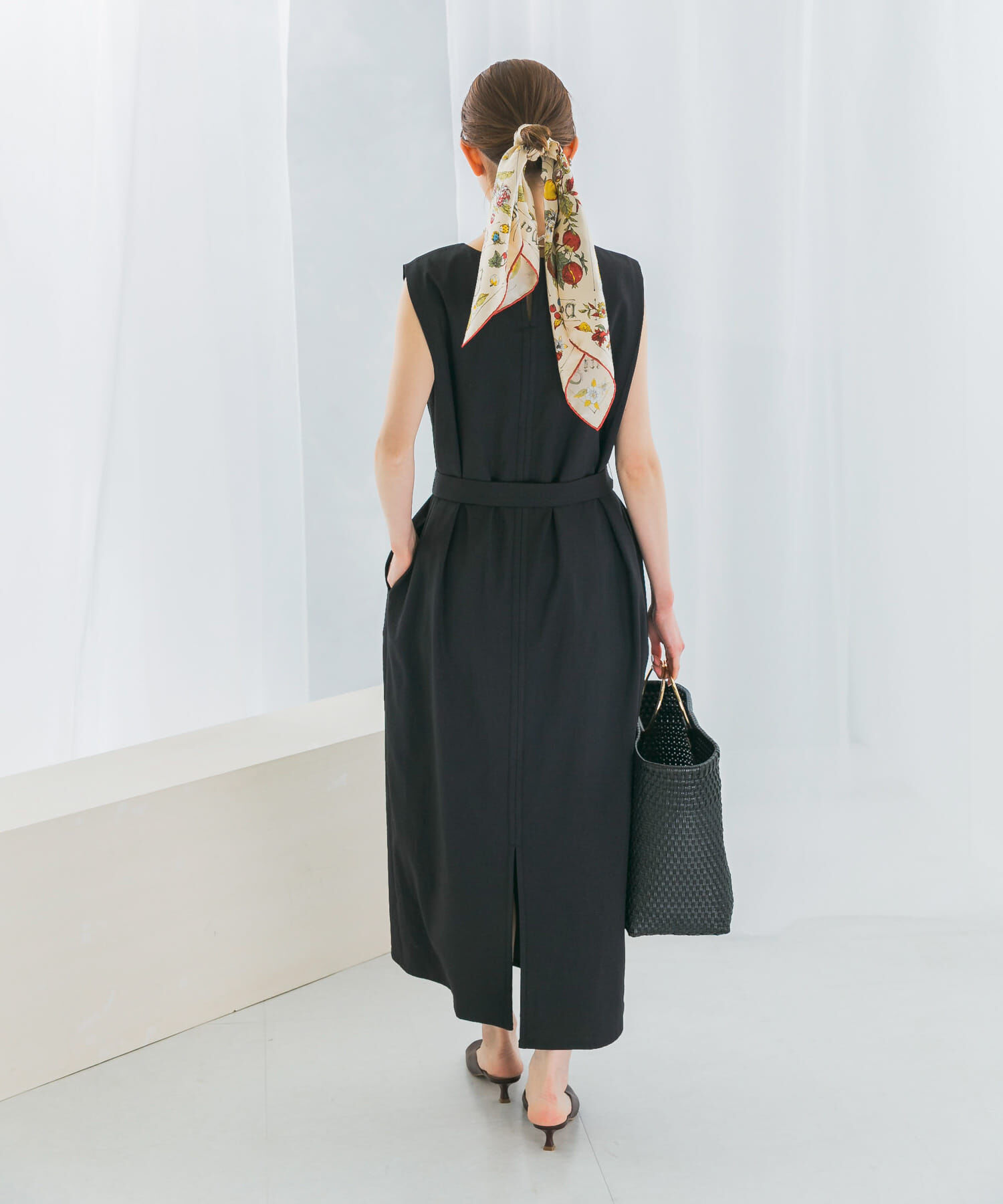 URBAN RESEARCH ROSSO「接触冷感リネン混ストレートワンピース」|ワンピース|