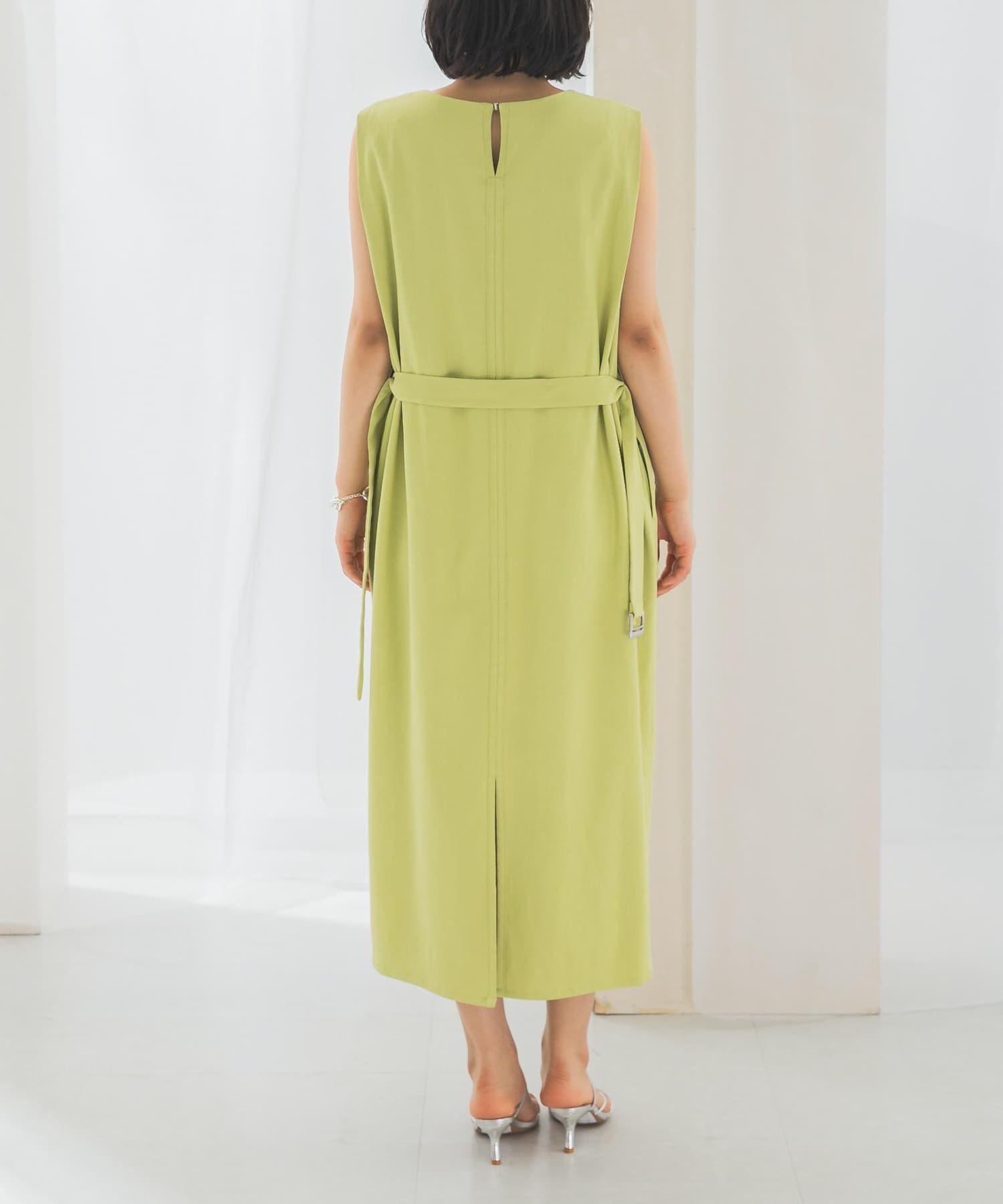 URBAN RESEARCH ROSSO「接触冷感リネン混ストレートワンピース」|ワンピース|