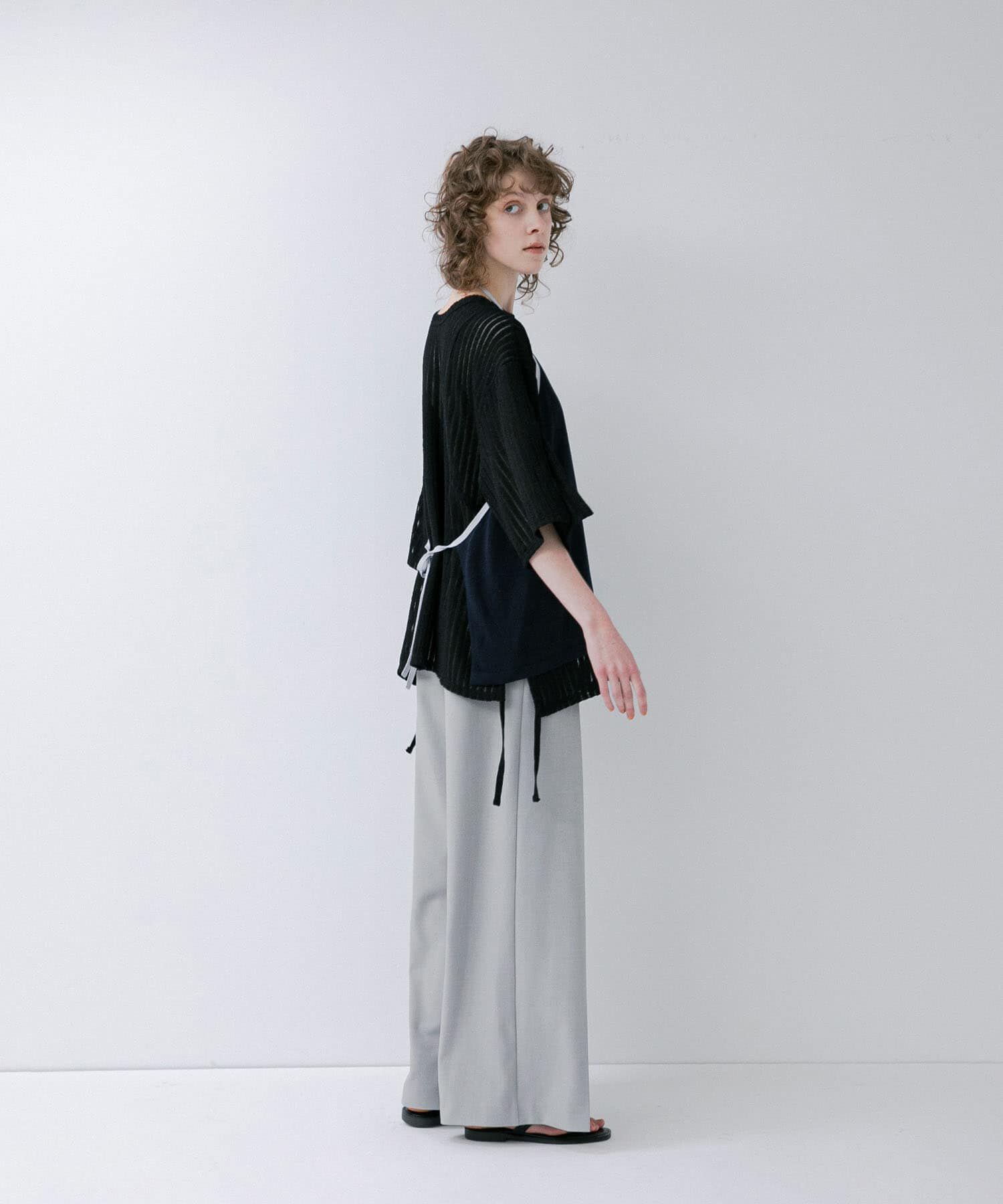 LAATO「holder neck piping knit」|キャミソール|