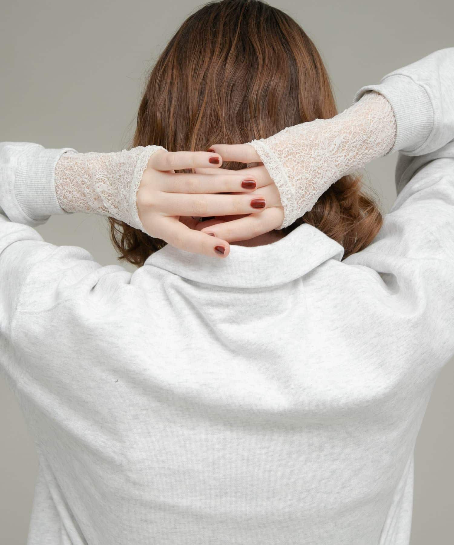 Sonny Label 「『WEB限定』レーススリーブレイヤードロングTシャツ」|Tシャツ・カットソー|