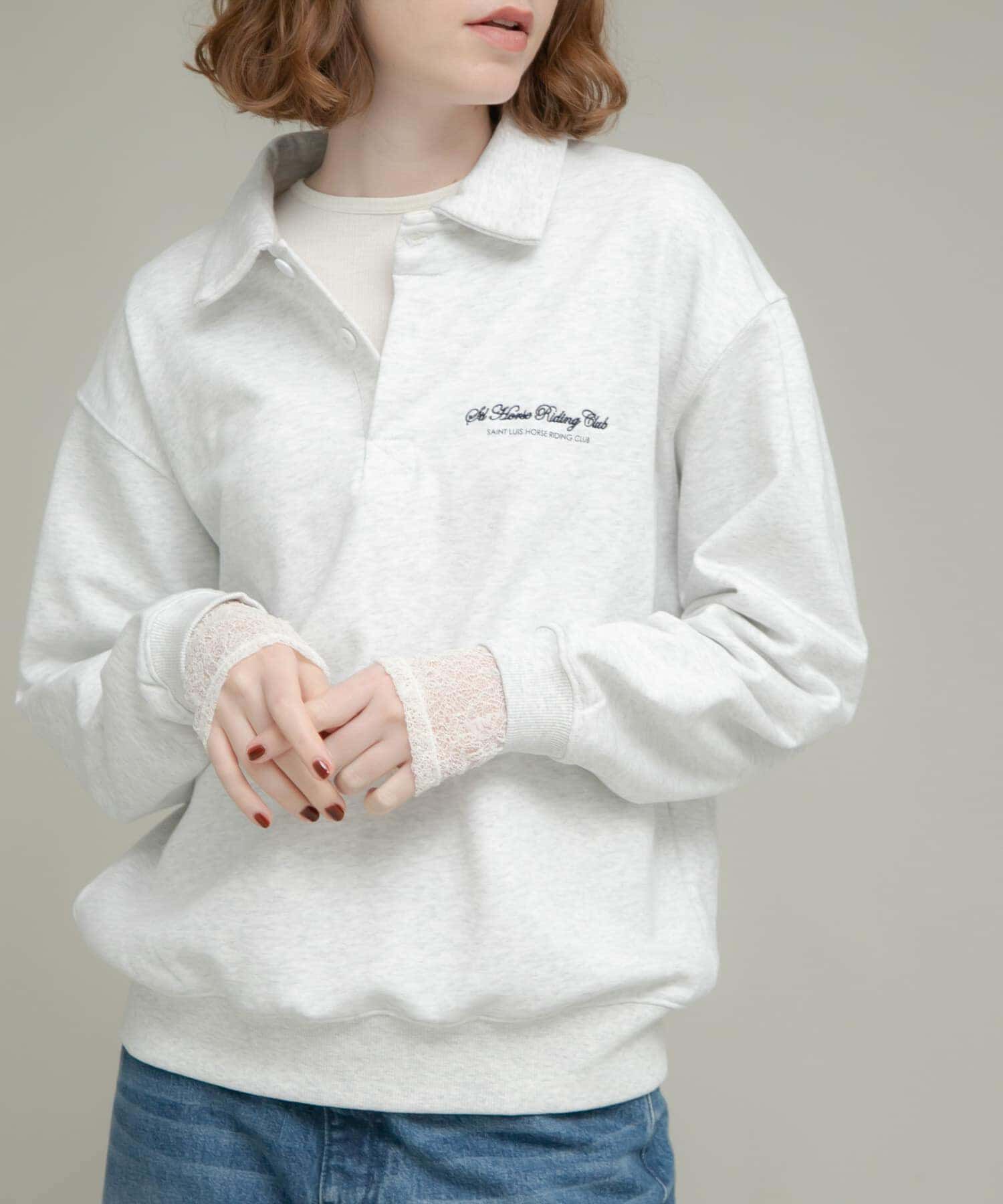 Sonny Label 「『WEB限定』レーススリーブレイヤードロングTシャツ」|Tシャツ・カットソー|