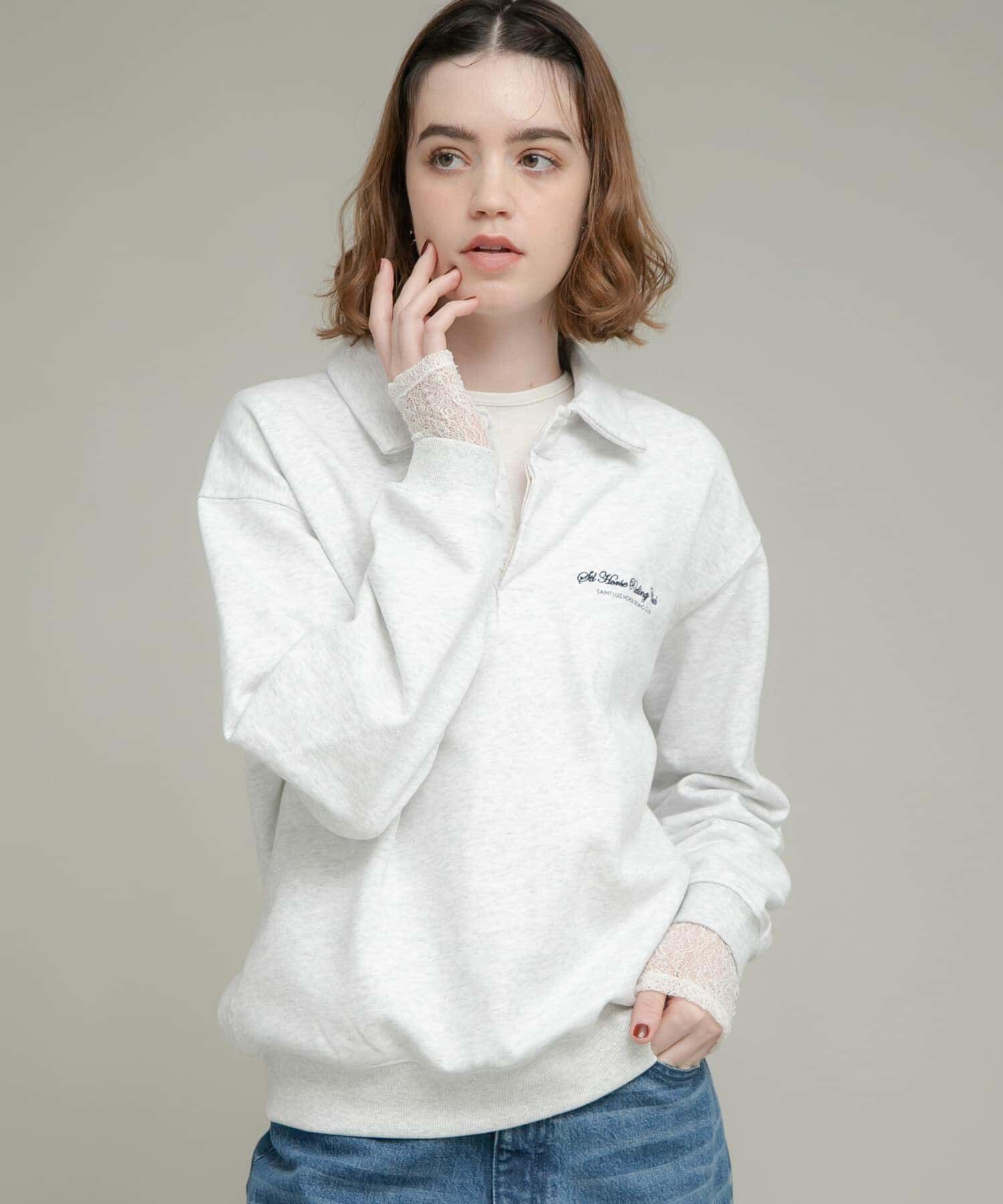 Sonny Label 「『WEB限定』レーススリーブレイヤードロングTシャツ」|Tシャツ・カットソー|