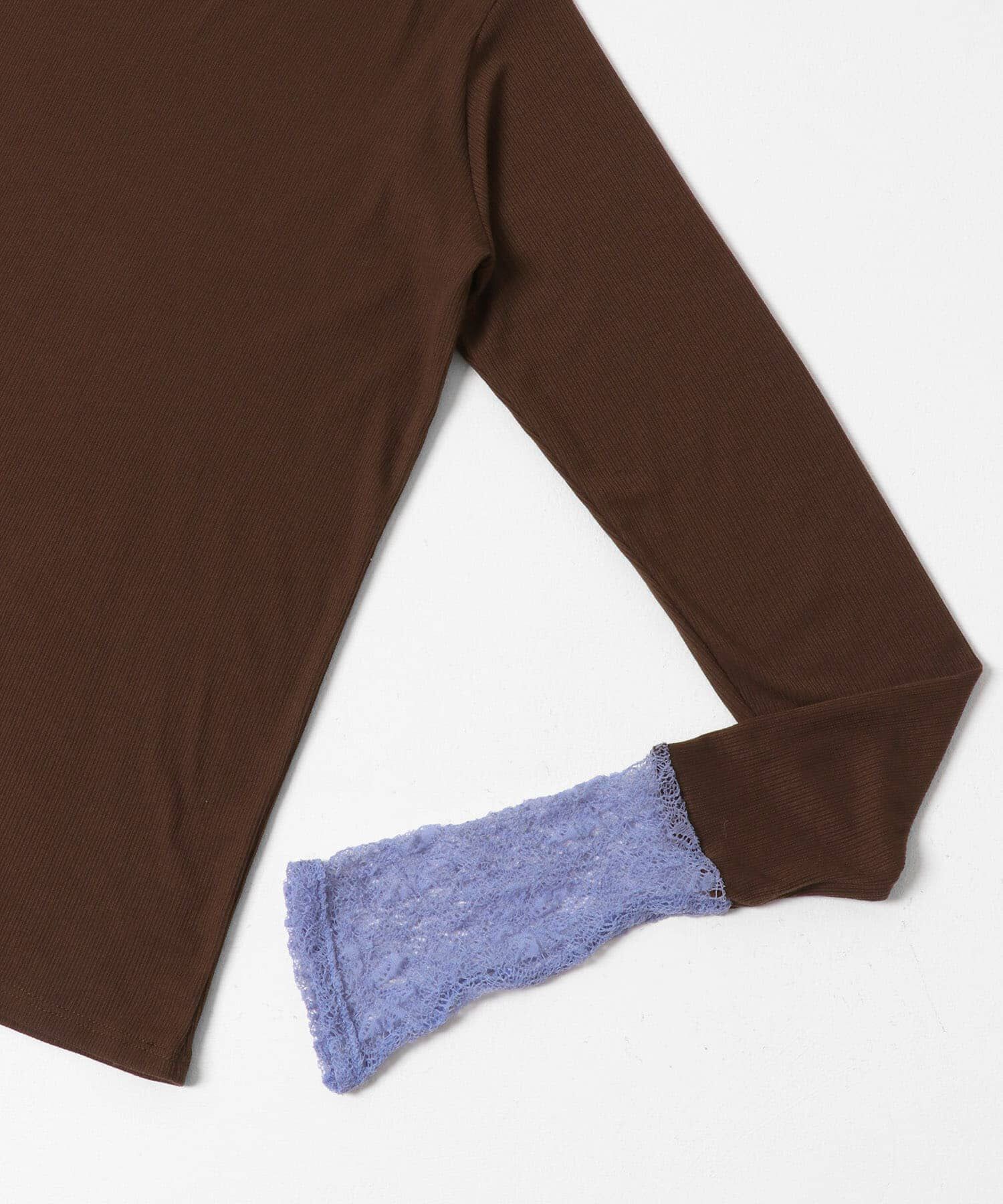 Sonny Label 「『WEB限定』レーススリーブレイヤードロングTシャツ」|Tシャツ・カットソー|