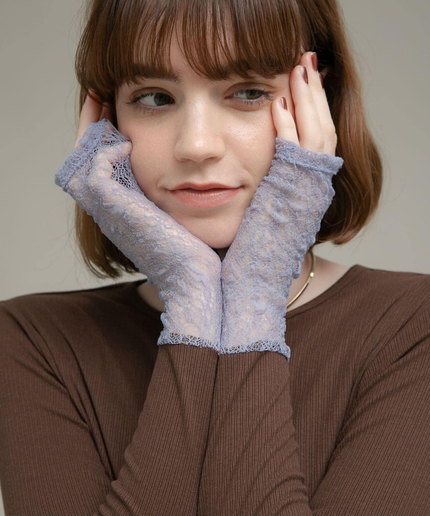 Sonny Label 「『WEB限定』レーススリーブレイヤードロングTシャツ」|Tシャツ・カットソー|