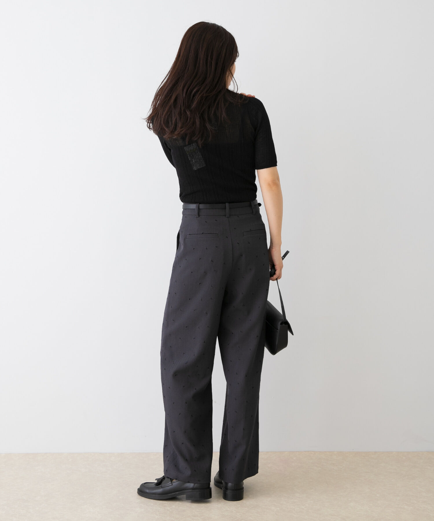 URBAN RESEARCH ROSSO「F by ROSSO　ハート刺繍タックワイドパンツ」|その他|