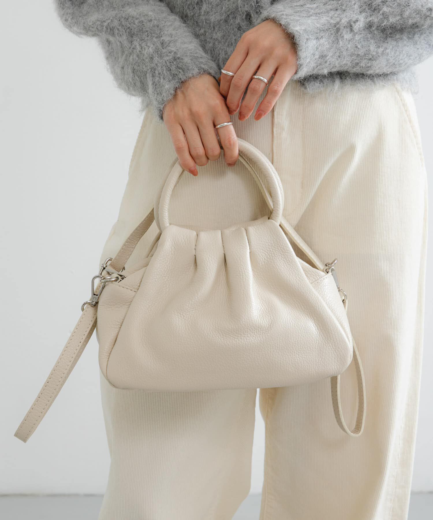 URBAN RESEARCH「レザーハンドバッグ」|ハンドバッグ|