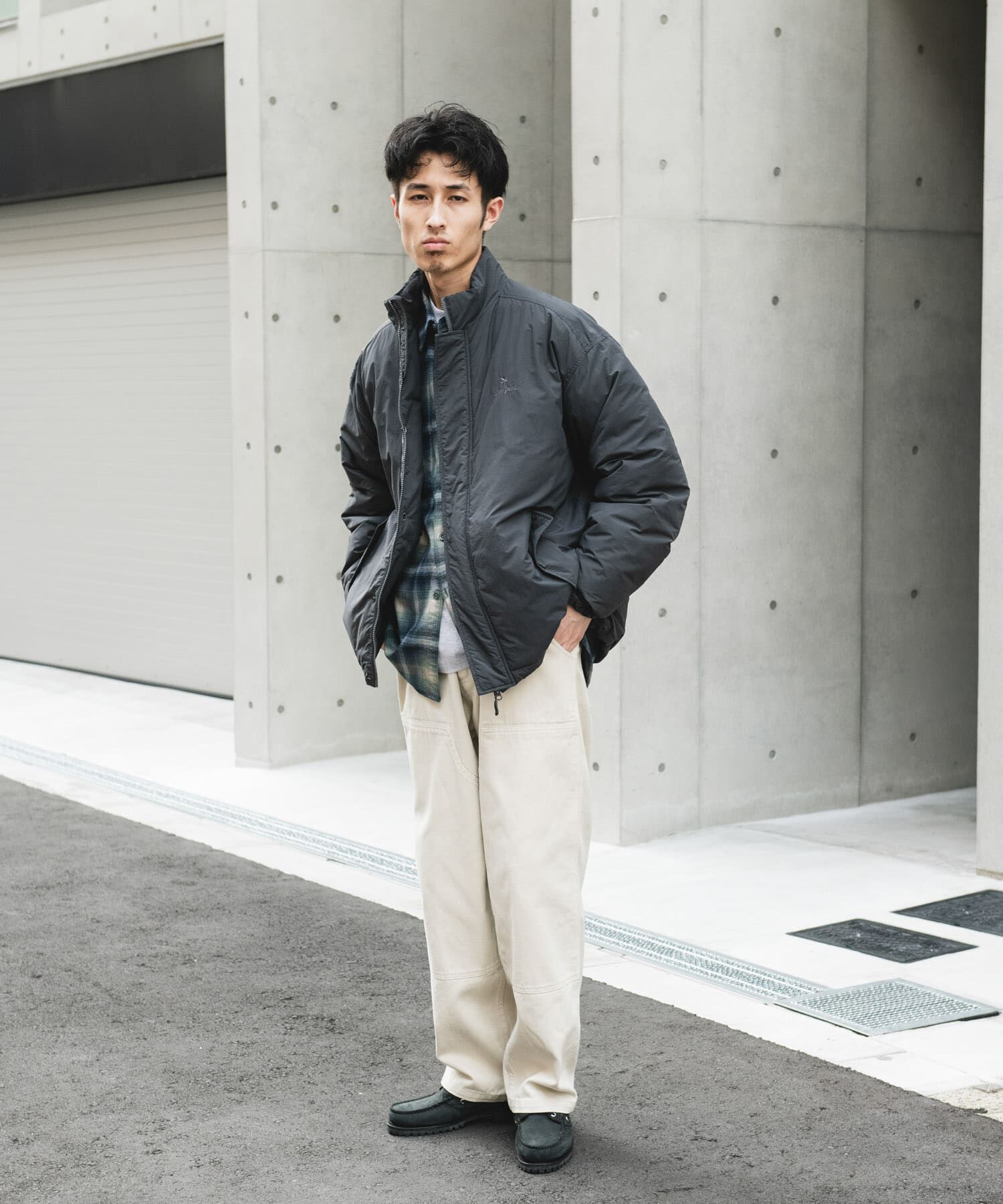 URBAN RESEARCH DOORS「『別注』Snow Peak Apparel&times;DOORS　N/T Insulation Jacket」|ノーカラーコート|