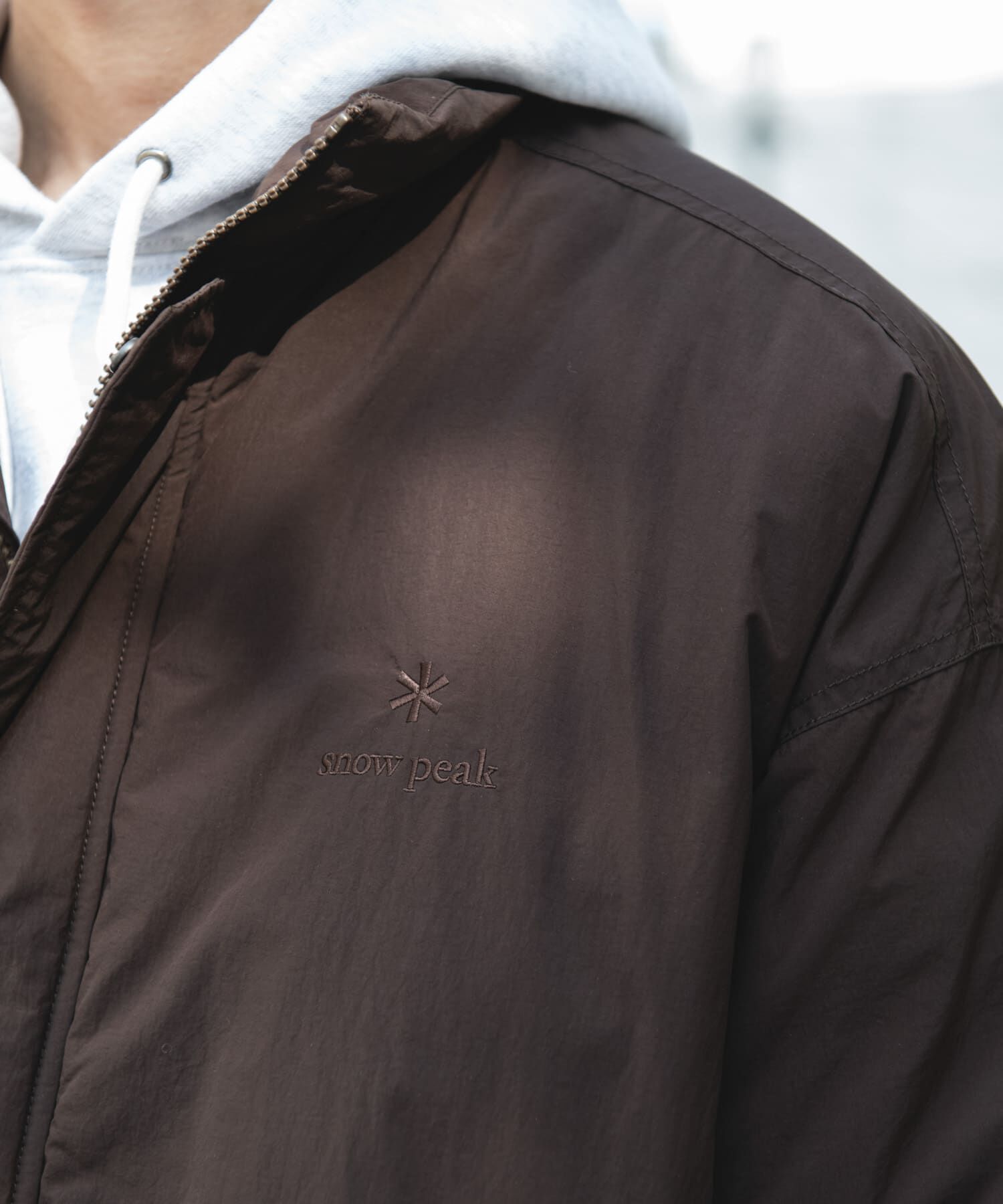 URBAN RESEARCH DOORS「『別注』Snow Peak Apparel&times;DOORS　N/T Insulation Jacket」|ノーカラーコート|