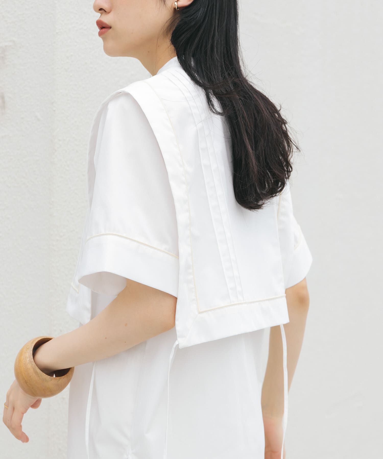  「パイピングレイヤードシャツ」|シャツ・ブラウス|