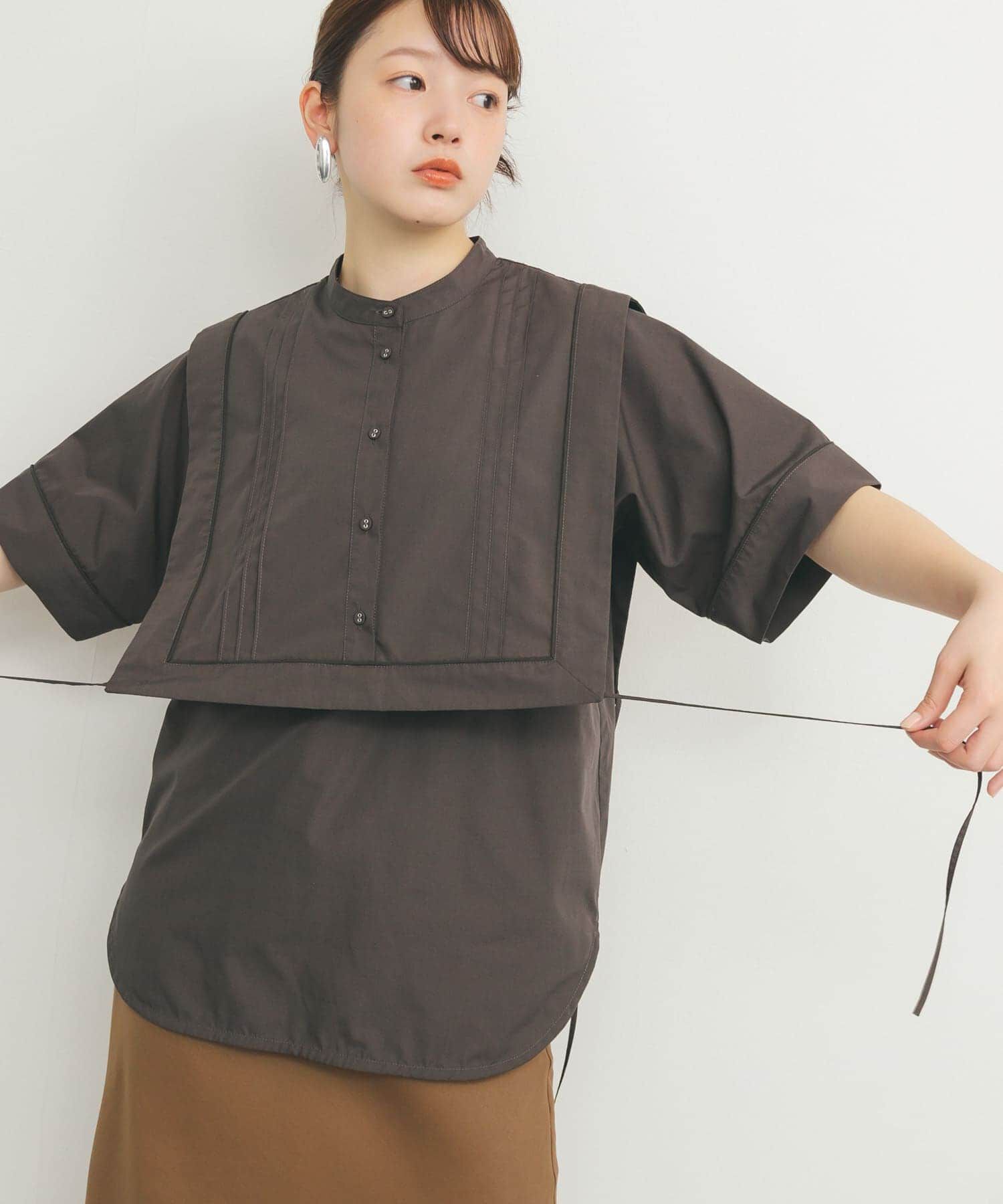  「パイピングレイヤードシャツ」|シャツ・ブラウス|