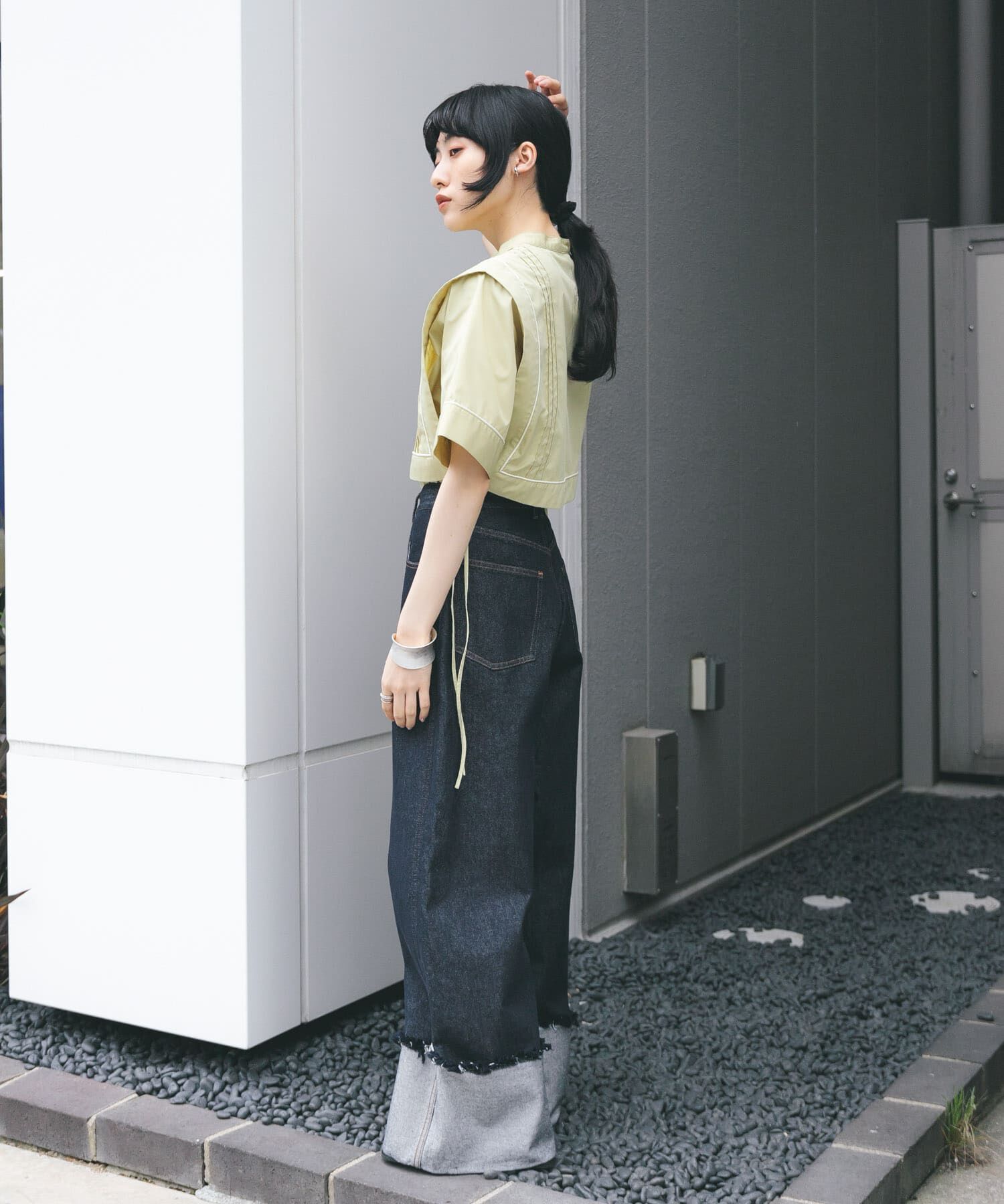  「パイピングレイヤードシャツ」|シャツ・ブラウス|