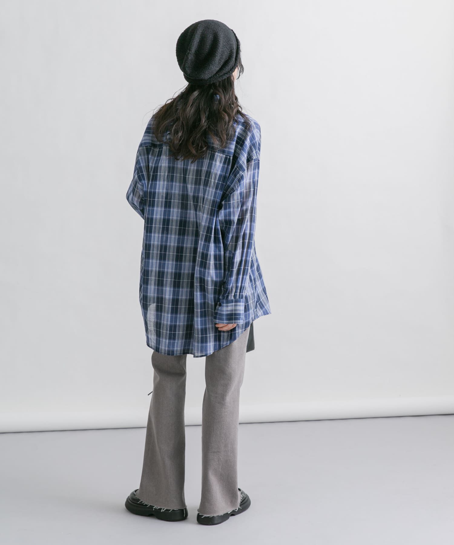  「『34サイズ/低身長向けも展開』ストレッチフレアデニム」|デニム|