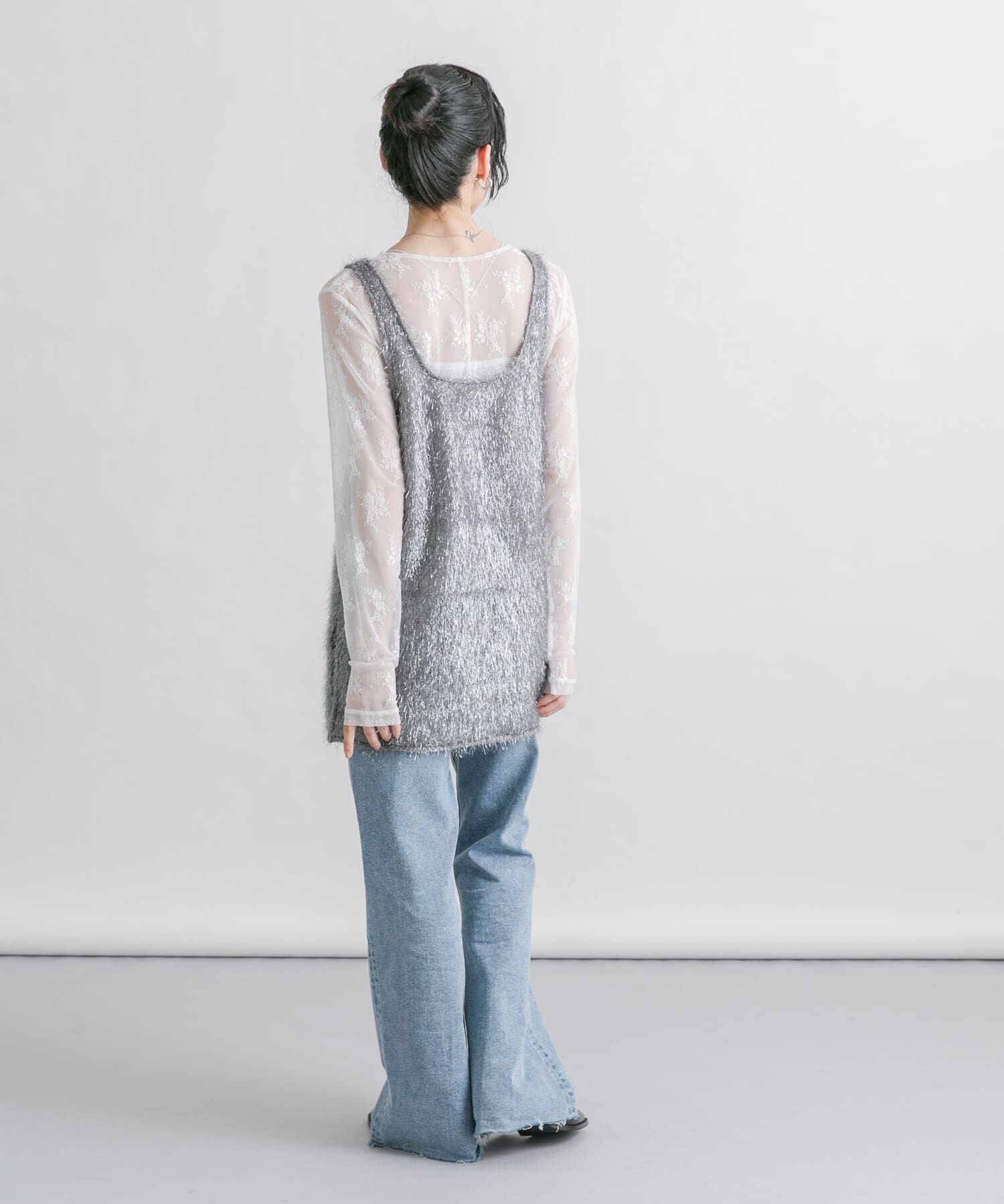  「『34サイズ/低身長向けも展開』ストレッチフレアデニム」|デニム|