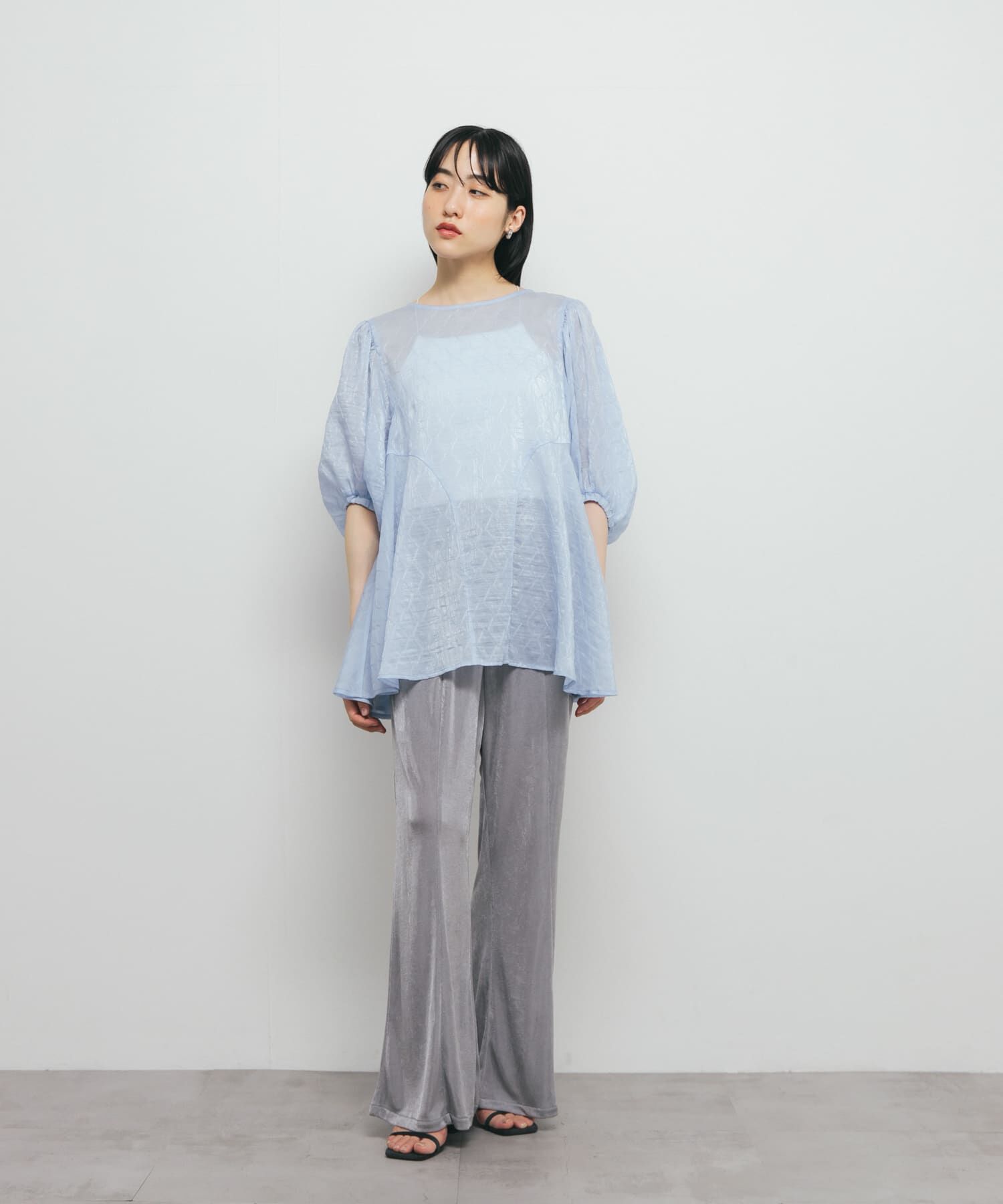  「シャイニーイージーフレアパンツ」|その他|