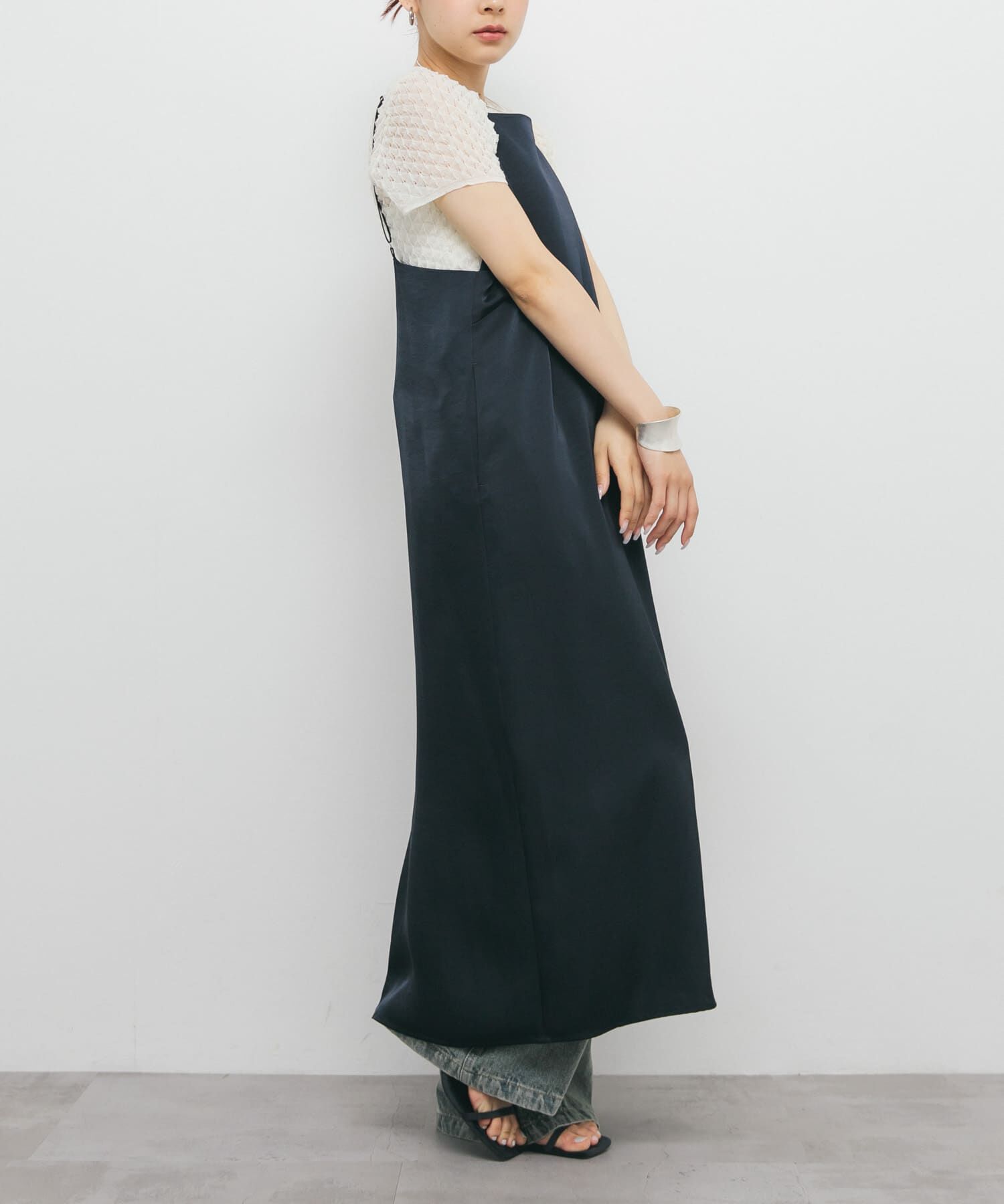  「サテンキャミワンピース」|ワンピース|