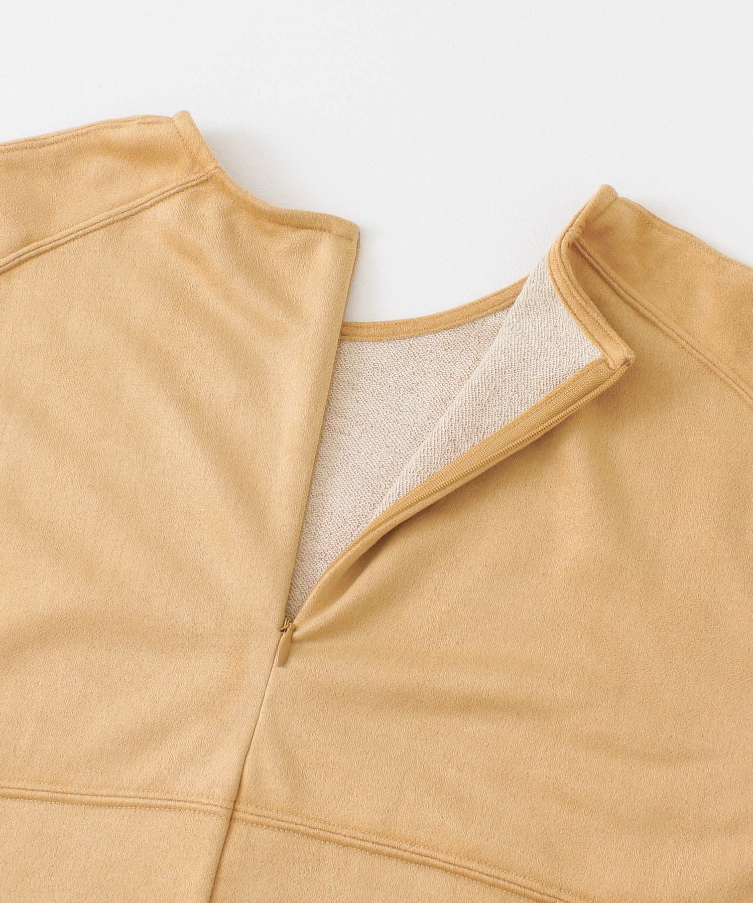  「スエードロングワンピース」|ワンピース|