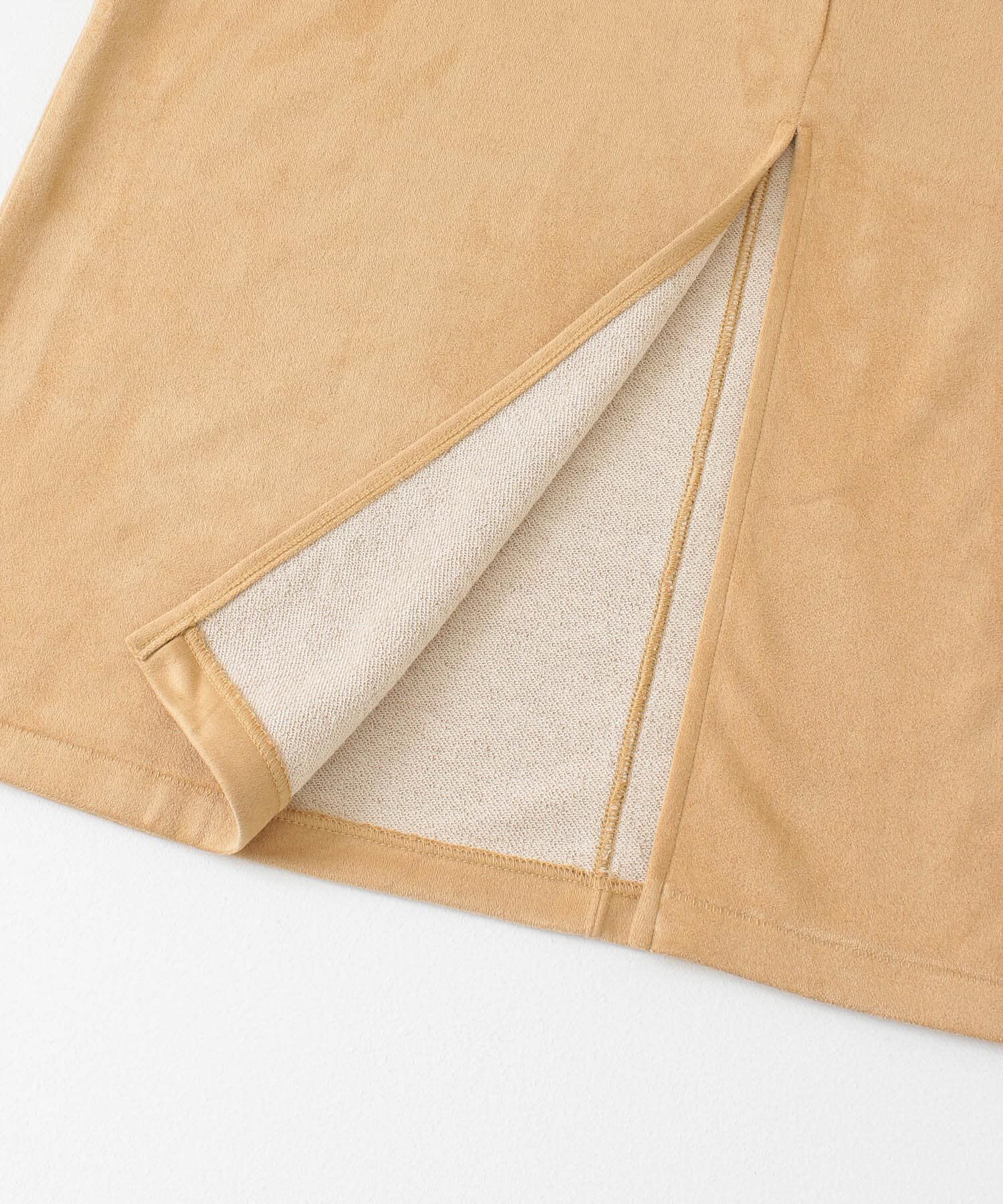  「スエードロングワンピース」|ワンピース|