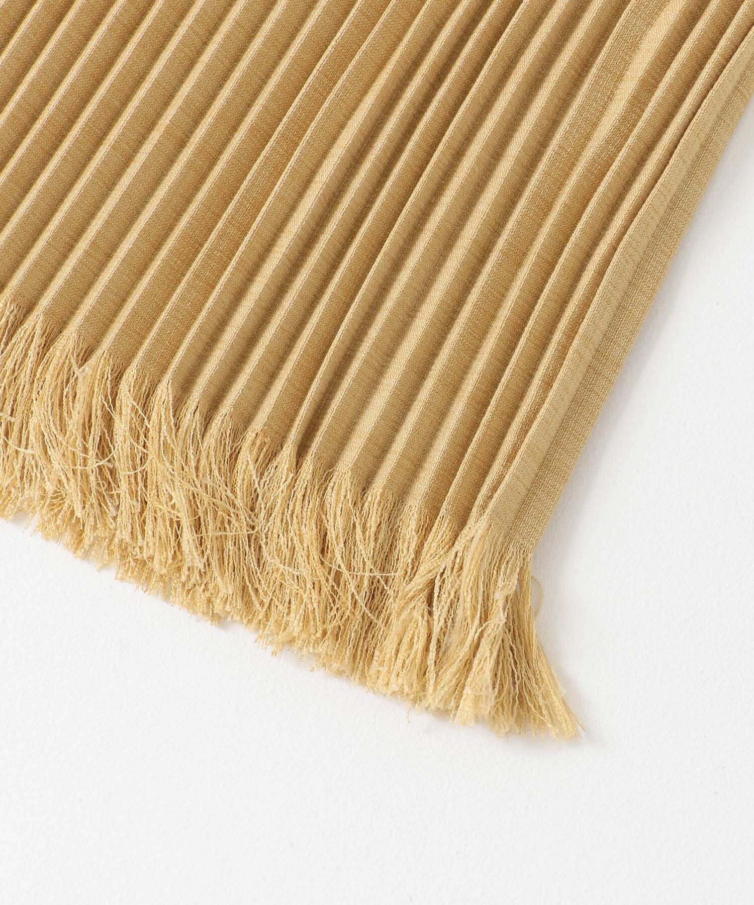  「KBF+　リネンライクフリンジプリーツスカート」|スカート|