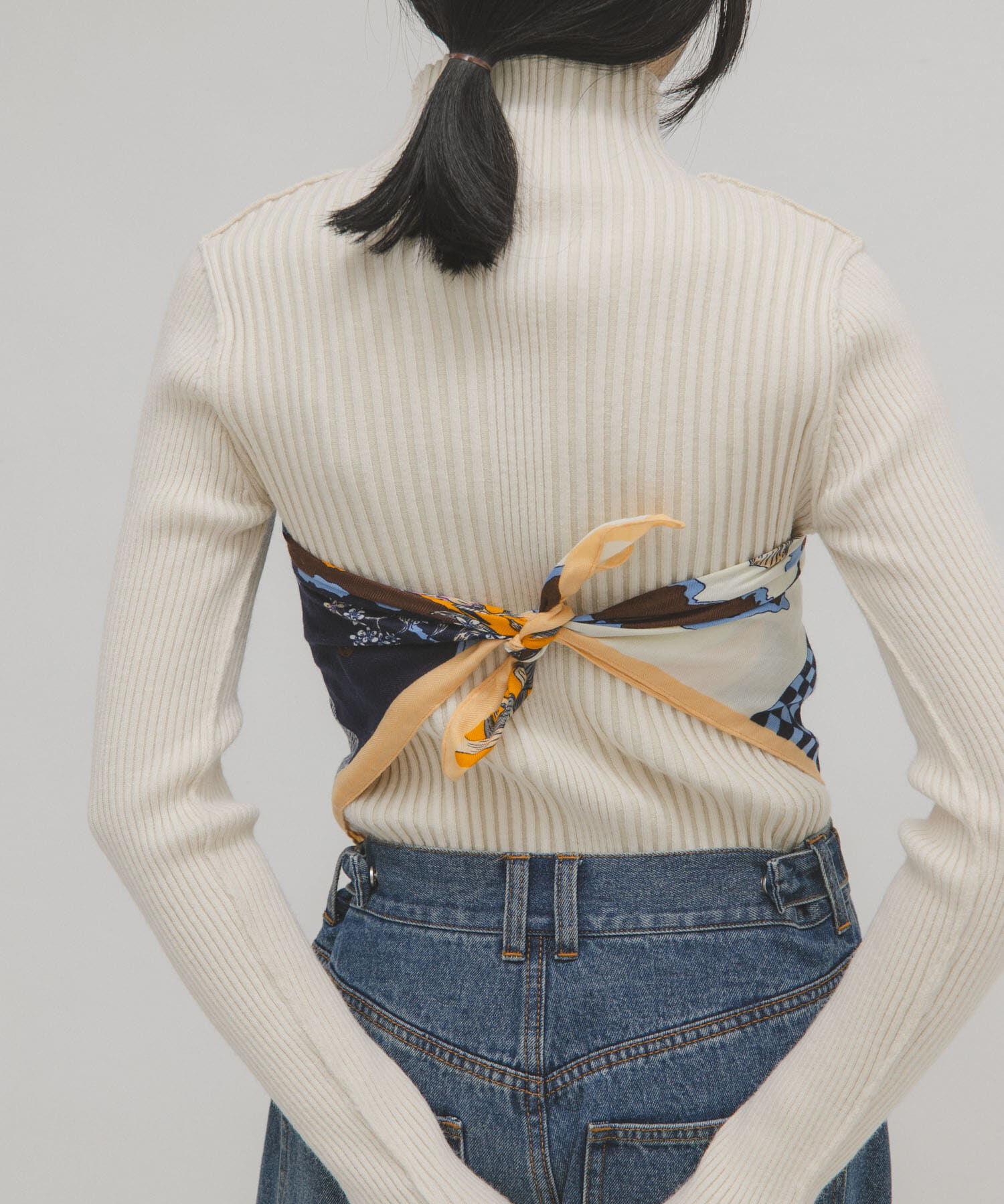  「フラワーデザインビッグスカーフ」|バンダナ・スカーフ|