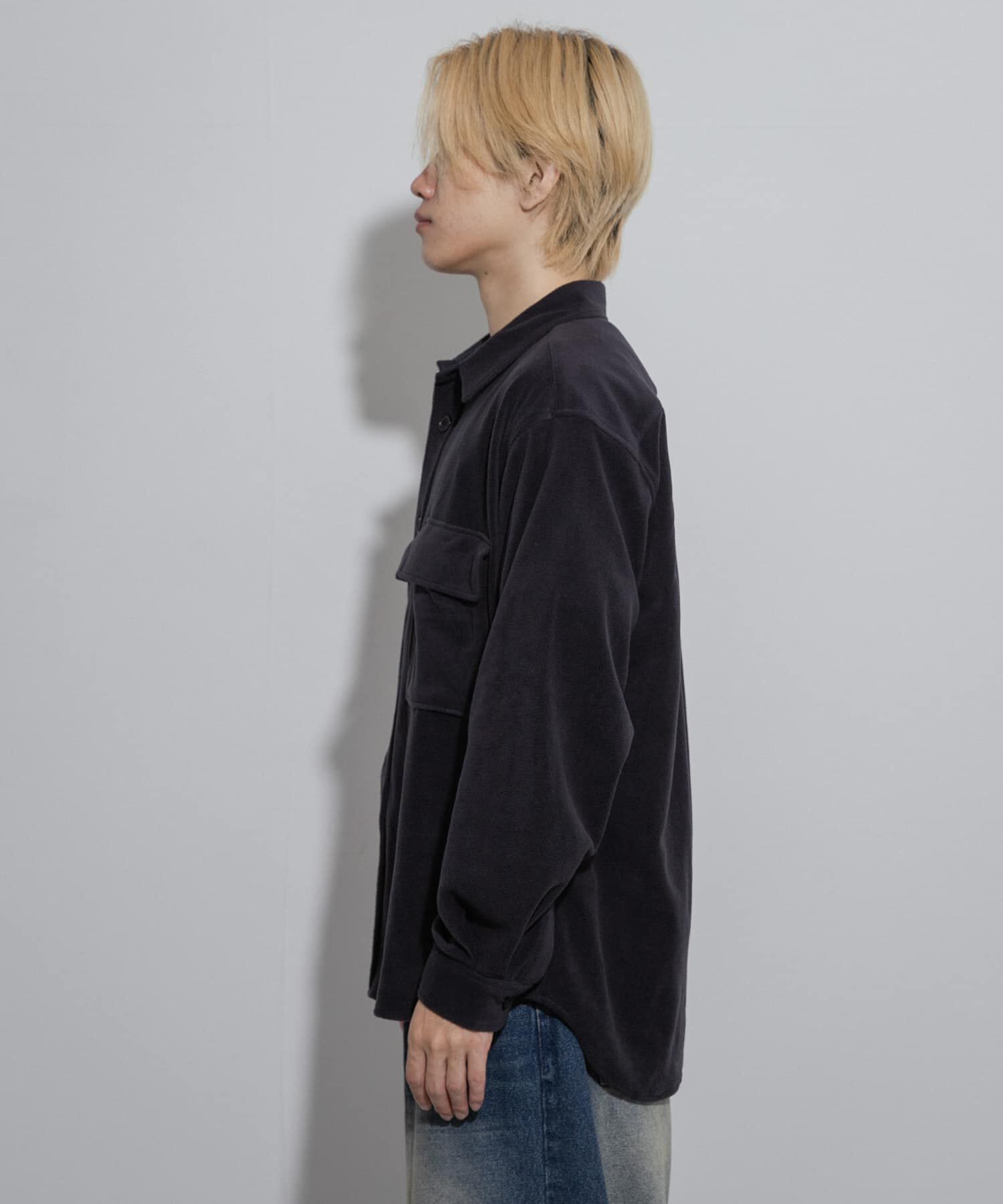 SENSE OF PLACE by URBAN RESEARCH「フリースフラップルーズシャツ」|シャツ・ブラウス|