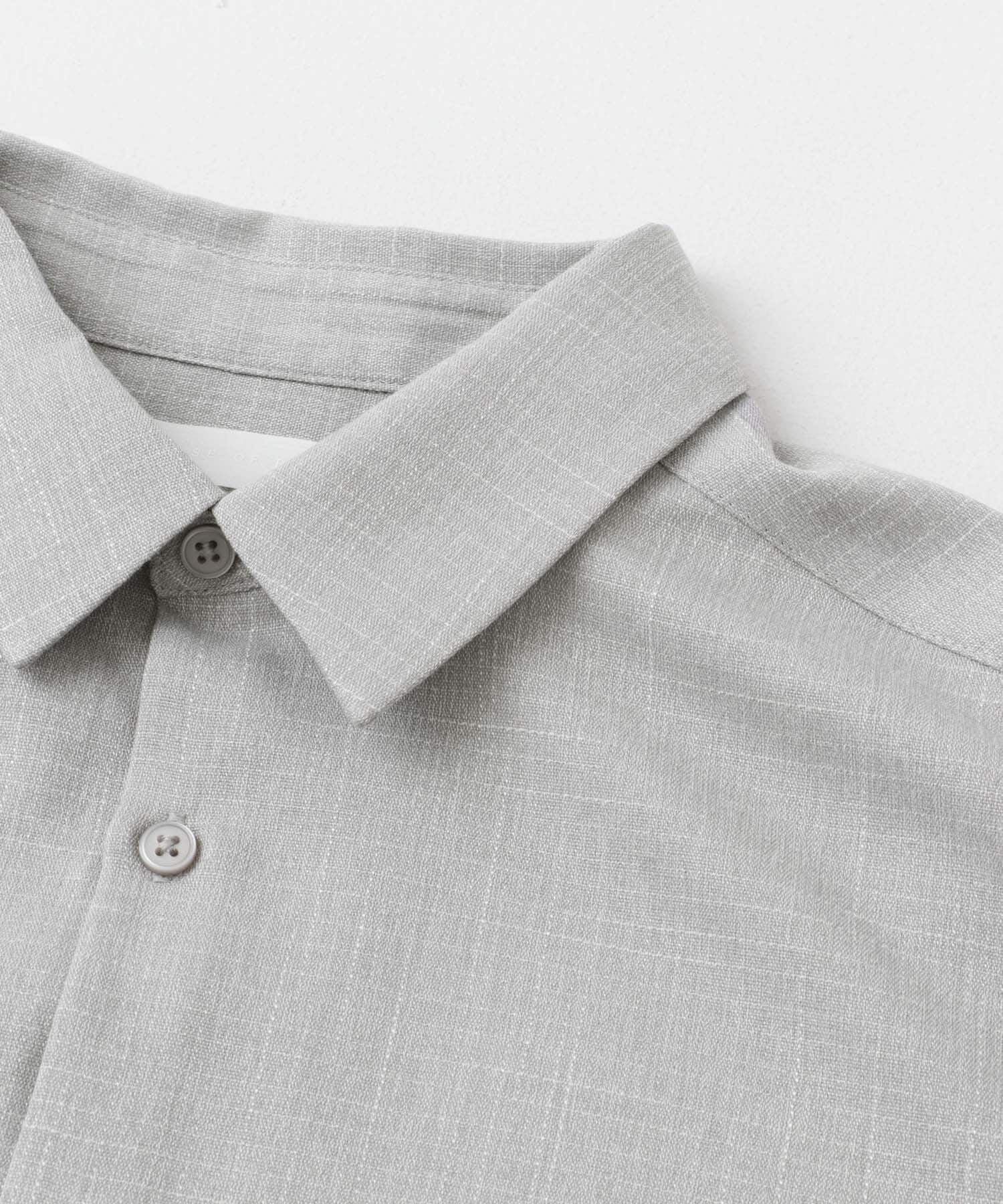 SENSE OF PLACE by URBAN RESEARCH「メランジレギュラーカラーショートスリーブシャツ」|シャツ・ブラウス|