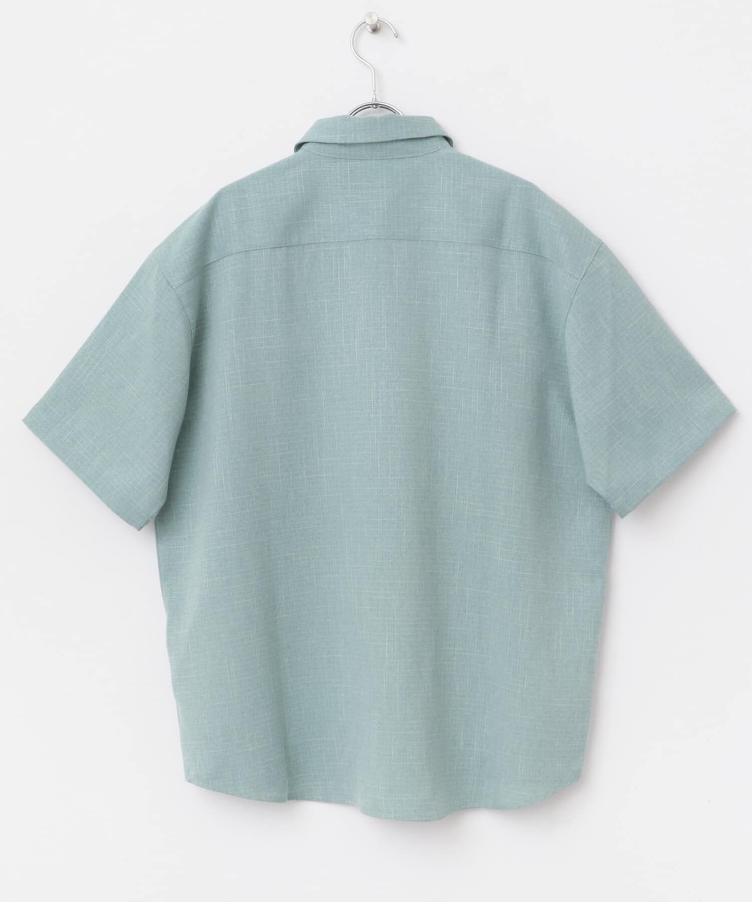 SENSE OF PLACE by URBAN RESEARCH「メランジレギュラーカラーショートスリーブシャツ」|シャツ・ブラウス|