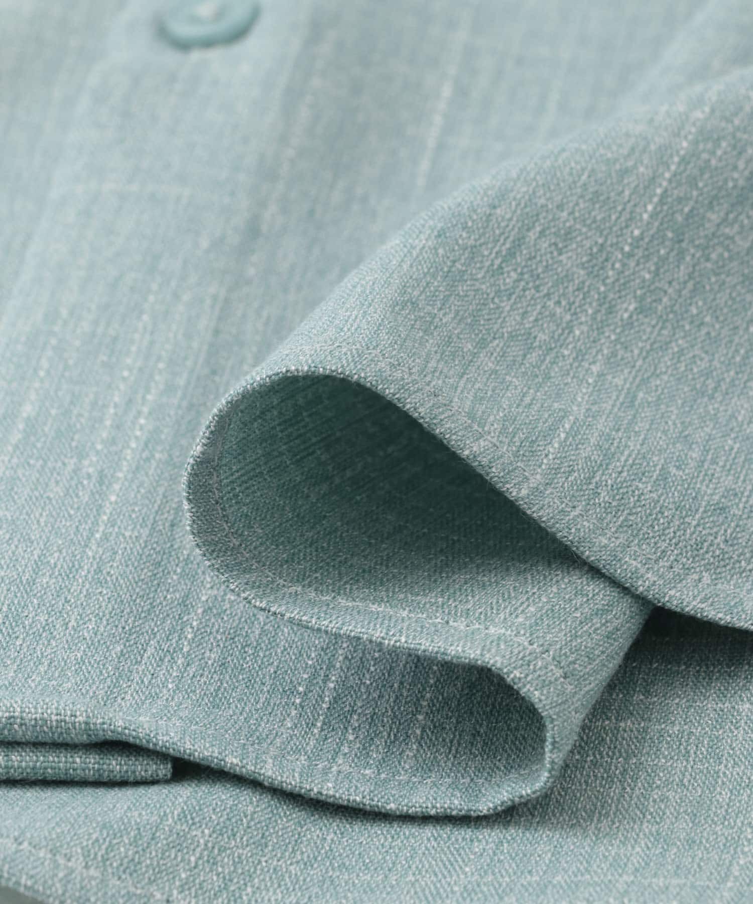 SENSE OF PLACE by URBAN RESEARCH「メランジレギュラーカラーショートスリーブシャツ」|シャツ・ブラウス|