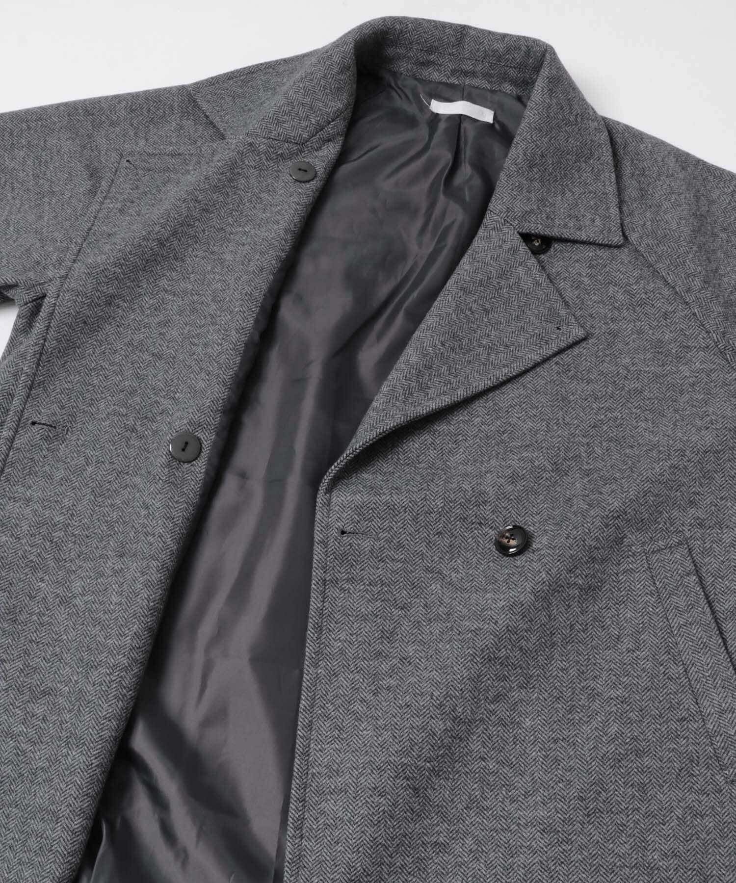 SENSE OF PLACE by URBAN RESEARCH「テーラードミドルコート」|ノーカラーコート|