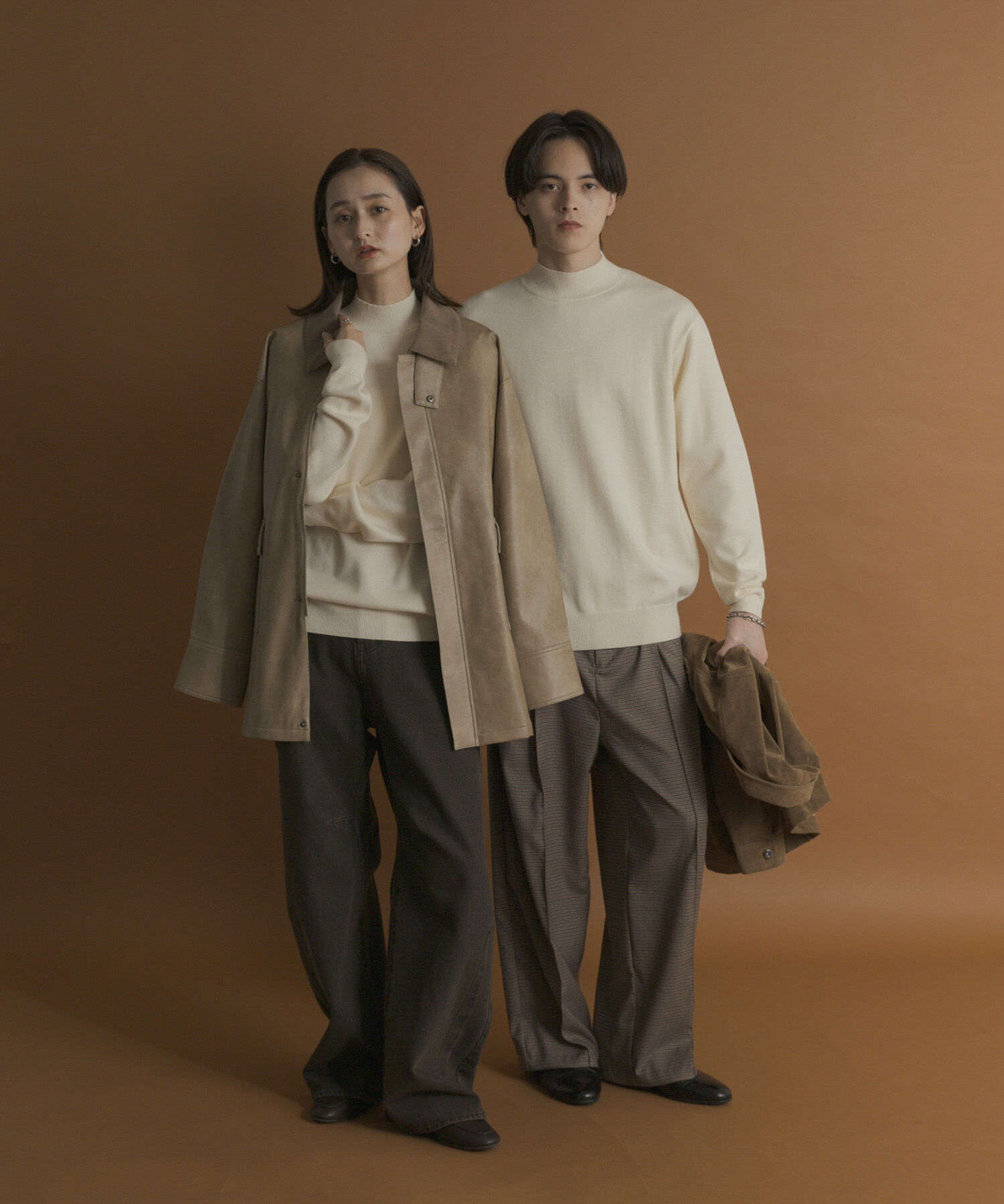 SENSE OF PLACE by URBAN RESEARCH「『一部WEB限定カラー』『洗濯可/毛玉防止』ストレッチモックネックニット」|ニット・セーター|