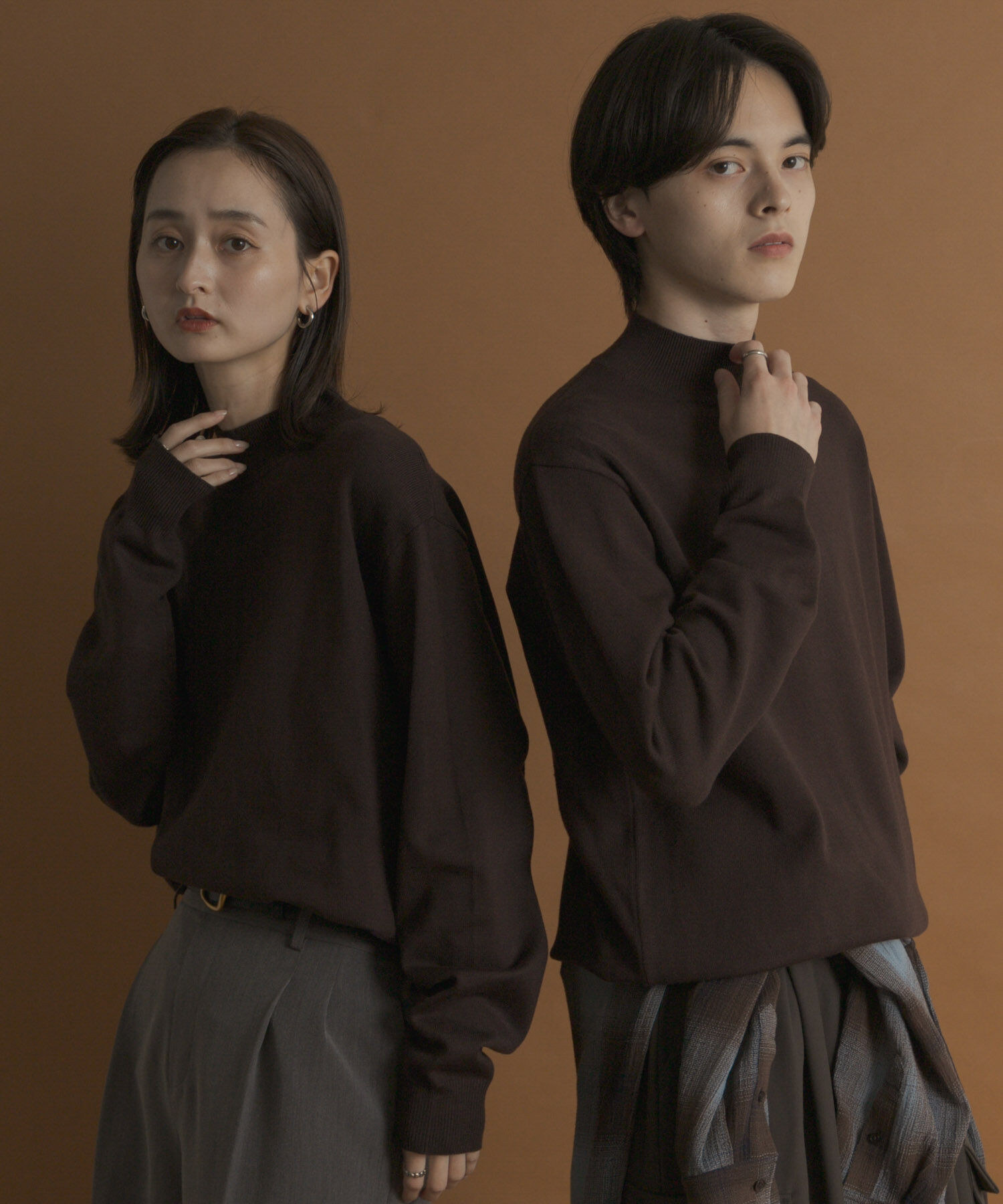 SENSE OF PLACE by URBAN RESEARCH「『一部WEB限定カラー』『洗濯可/毛玉防止』ストレッチモックネックニット」|ニット・セーター|