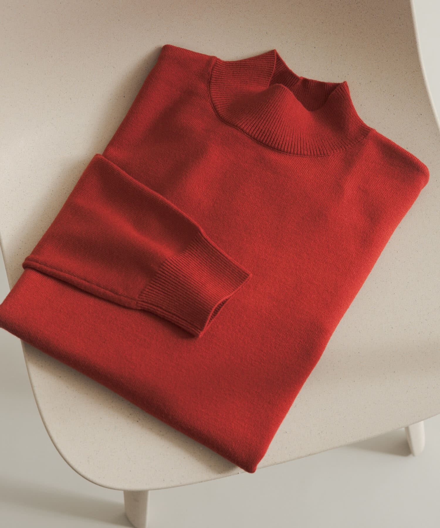 SENSE OF PLACE by URBAN RESEARCH「『一部WEB限定カラー』『洗濯可/毛玉防止』ストレッチモックネックニット」|ニット・セーター|