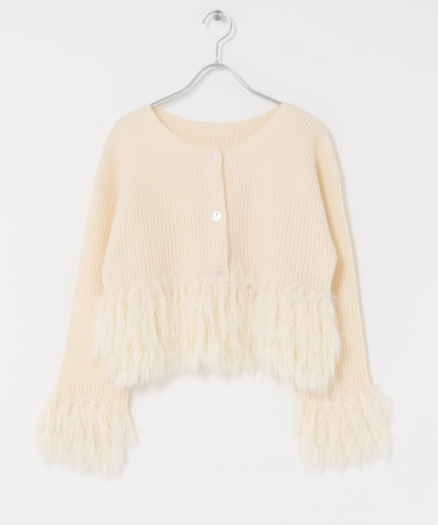 SENSE OF PLACE by URBAN RESEARCH「フェザーフリンジセーター」|ニット・セーター|