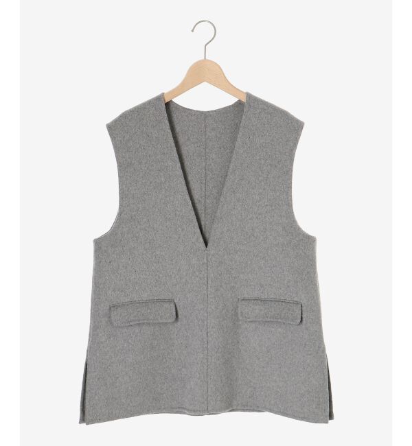 le.coeur blanc「リバーVネックベスト」|ベスト・ジレ|
