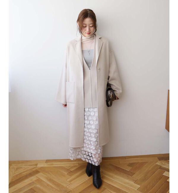 le.coeur blanc「リバーVネックベスト」|ベスト・ジレ|