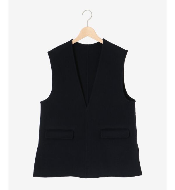 le.coeur blanc「リバーVネックベスト」|ベスト・ジレ|