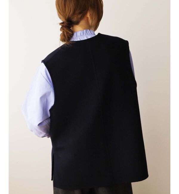 le.coeur blanc「リバーVネックベスト」|ベスト・ジレ|