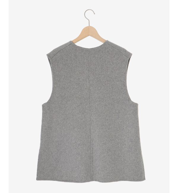 le.coeur blanc「リバーVネックベスト」|ベスト・ジレ|