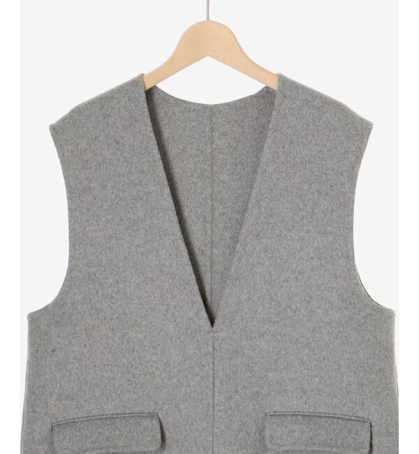 le.coeur blanc「リバーVネックベスト」|ベスト・ジレ|