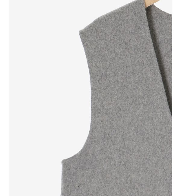 le.coeur blanc「リバーVネックベスト」|ベスト・ジレ|