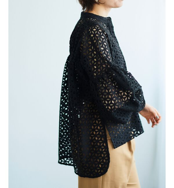 le.coeur blanc「《手洗い可能》TORRAZZO DONNA 別注レースブラウス」|シャツ・ブラウス|