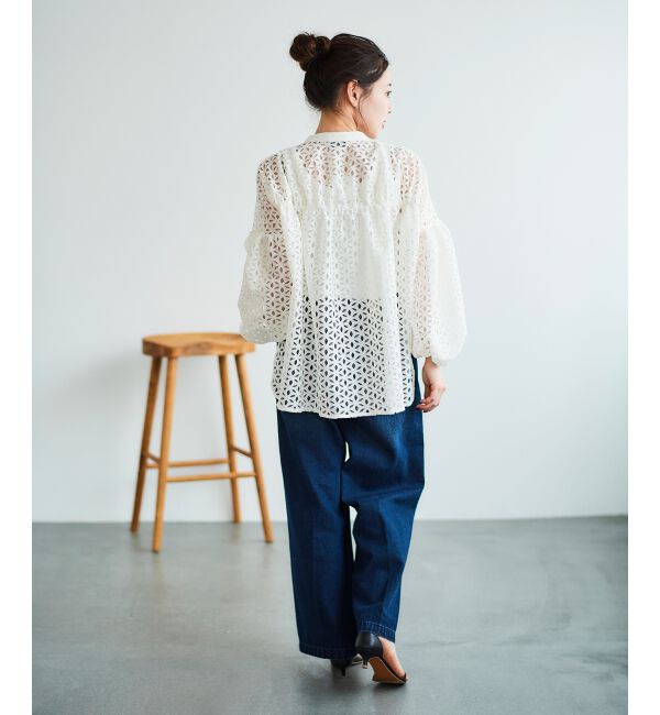 le.coeur blanc「《手洗い可能》TORRAZZO DONNA 別注レースブラウス」|シャツ・ブラウス|